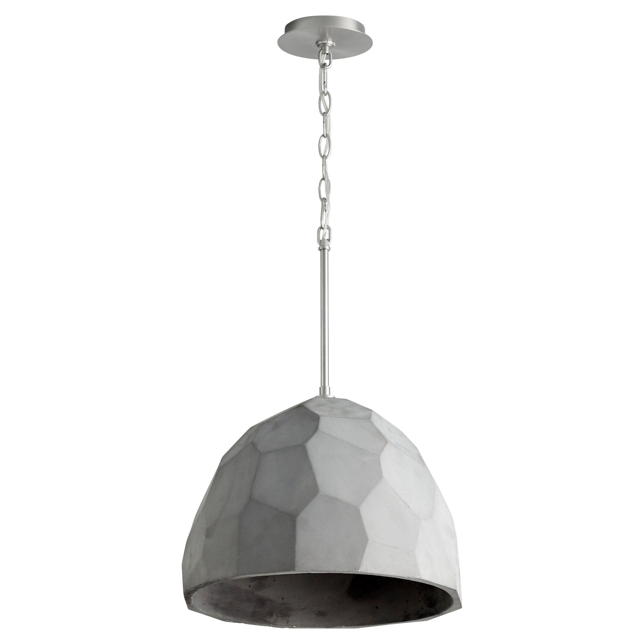 Oxygen by Quorum MARIA 3-663-1624 Pendant - Grey W Satin Nickel