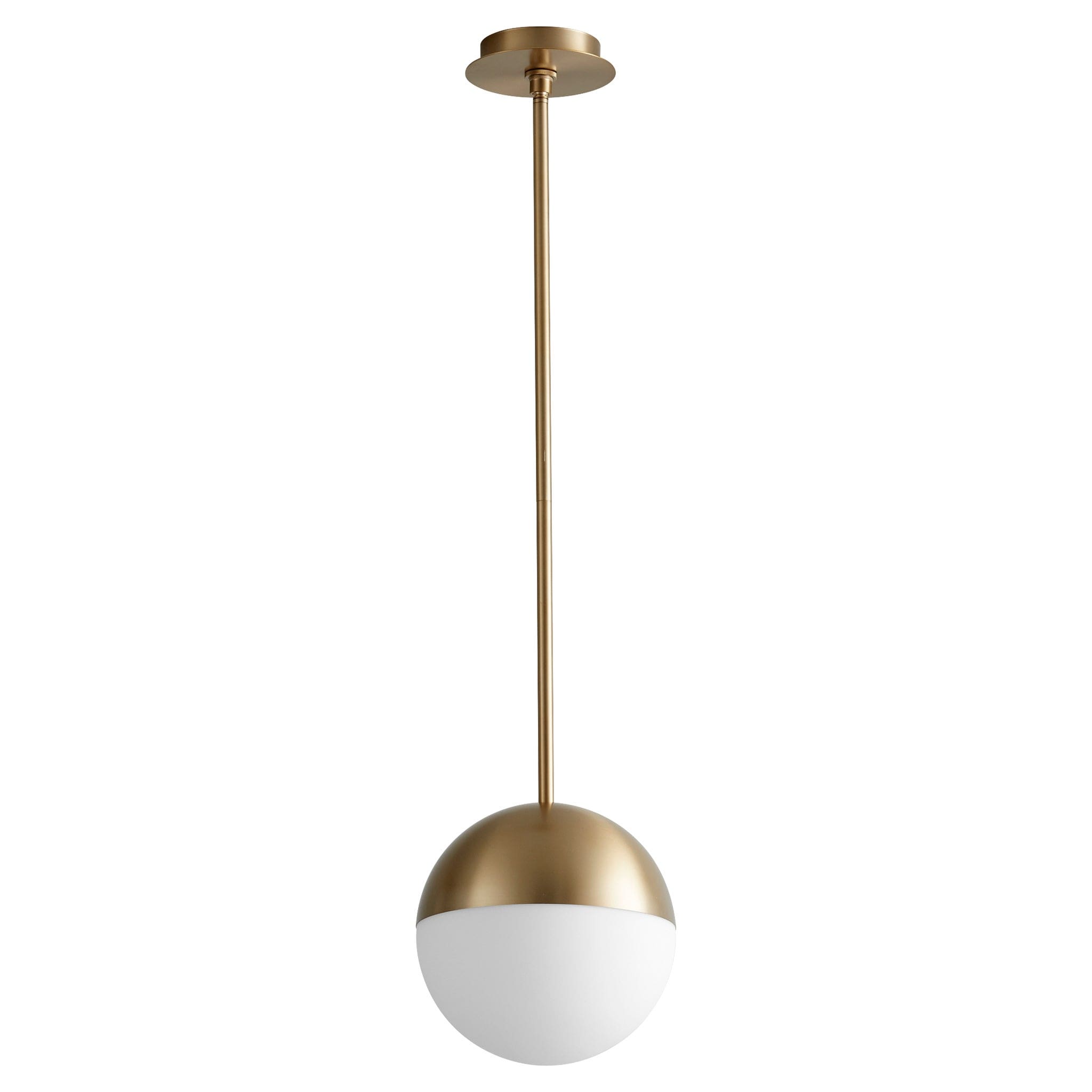 Oxygen by Quorum 3-6902-3540 Pendant, Modern LED, Aged Brass