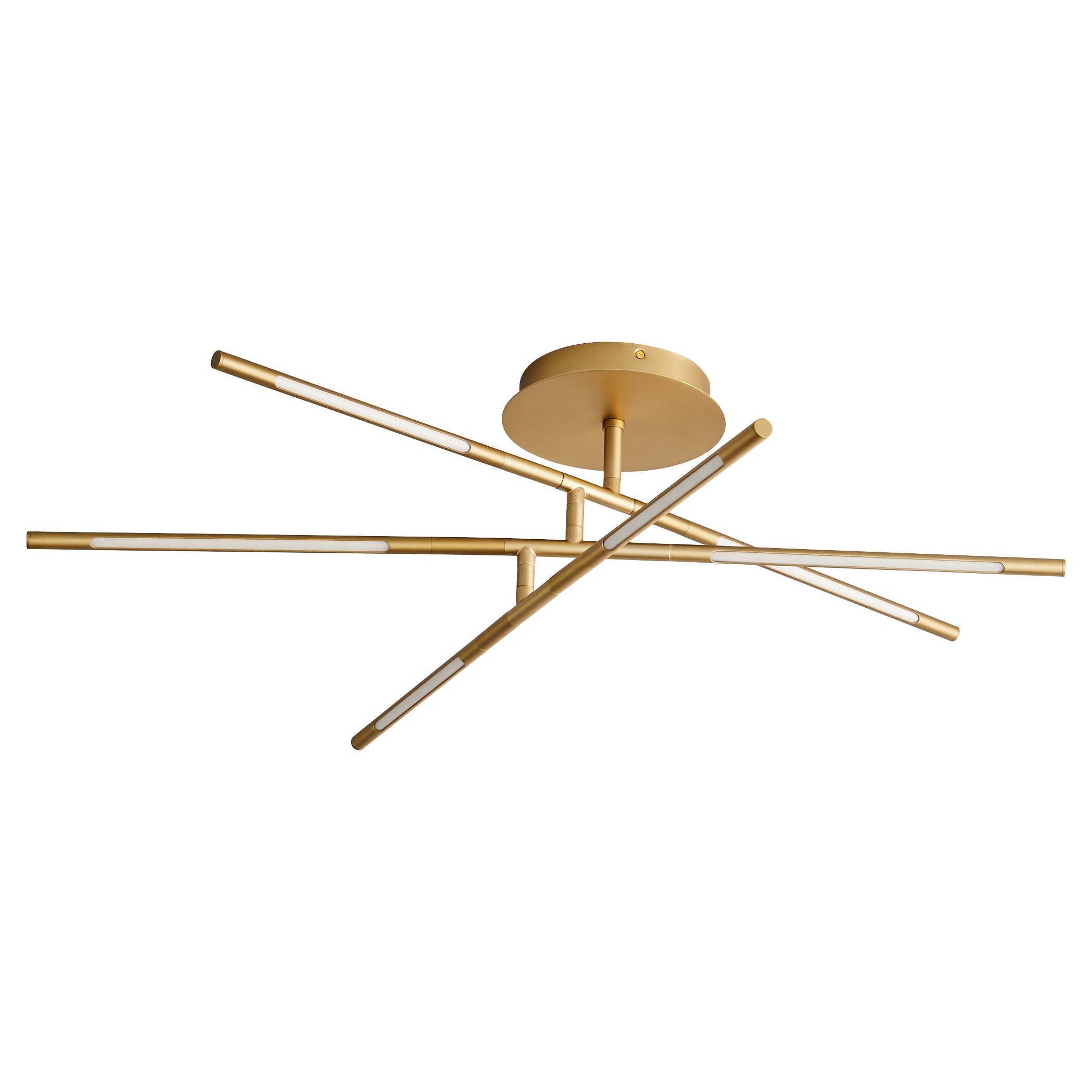 Oxygen Palillos 3-805-40 Ceiling Mounts - Aged Brass