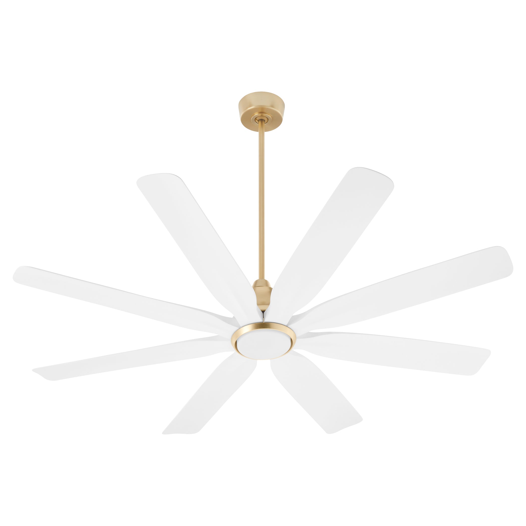 Quorum Rosales 33608-80 Patio Fan - Aged Brass