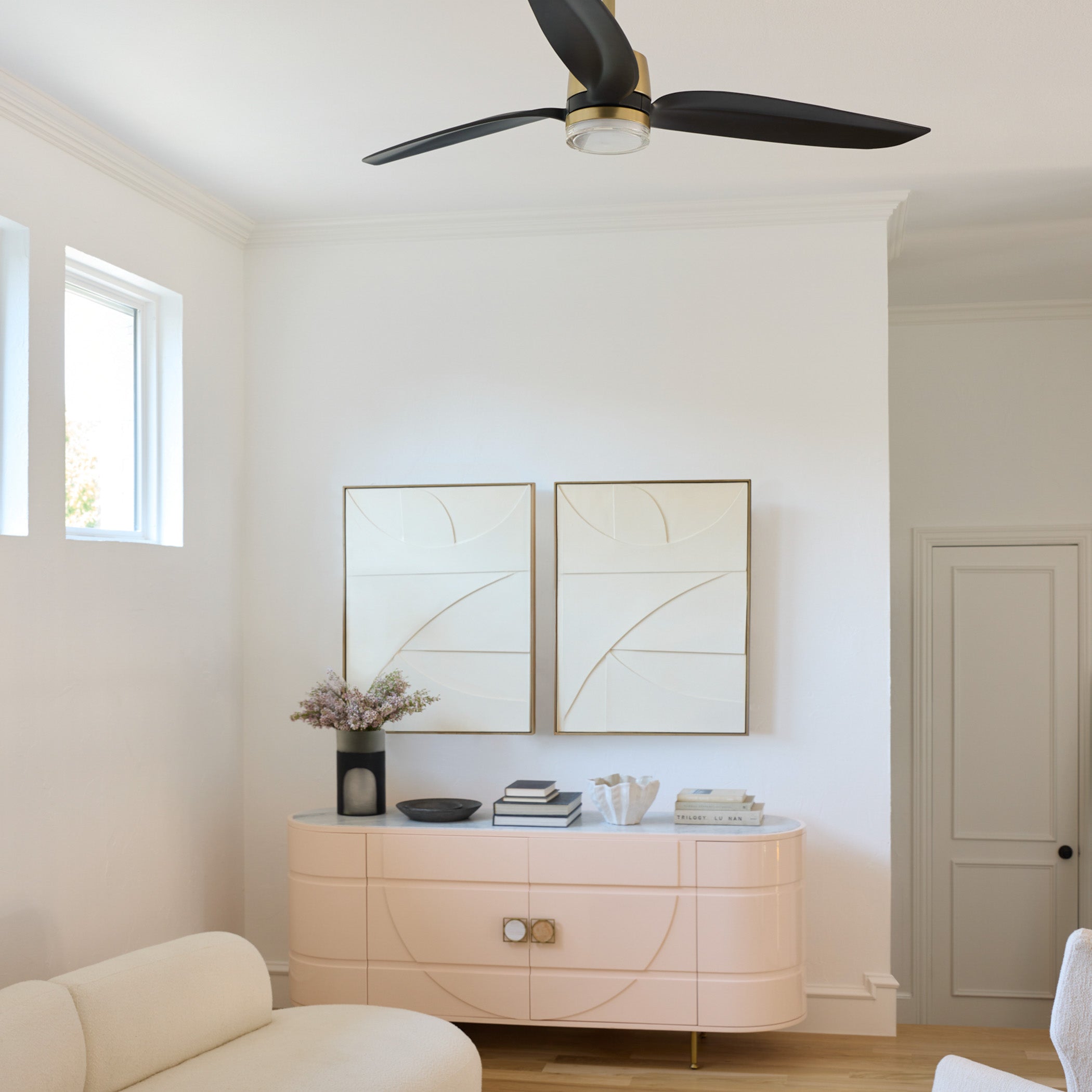 Quorum EXODUS 34583-80 Fan - Aged Brass