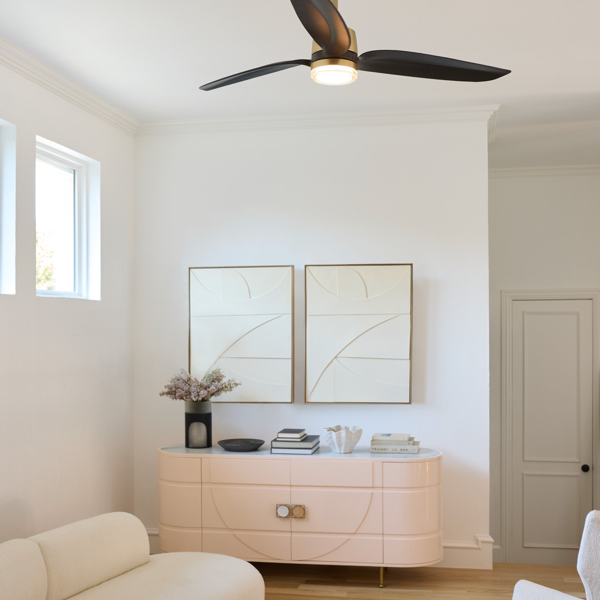 Quorum EXODUS 34583-80 Fan - Aged Brass