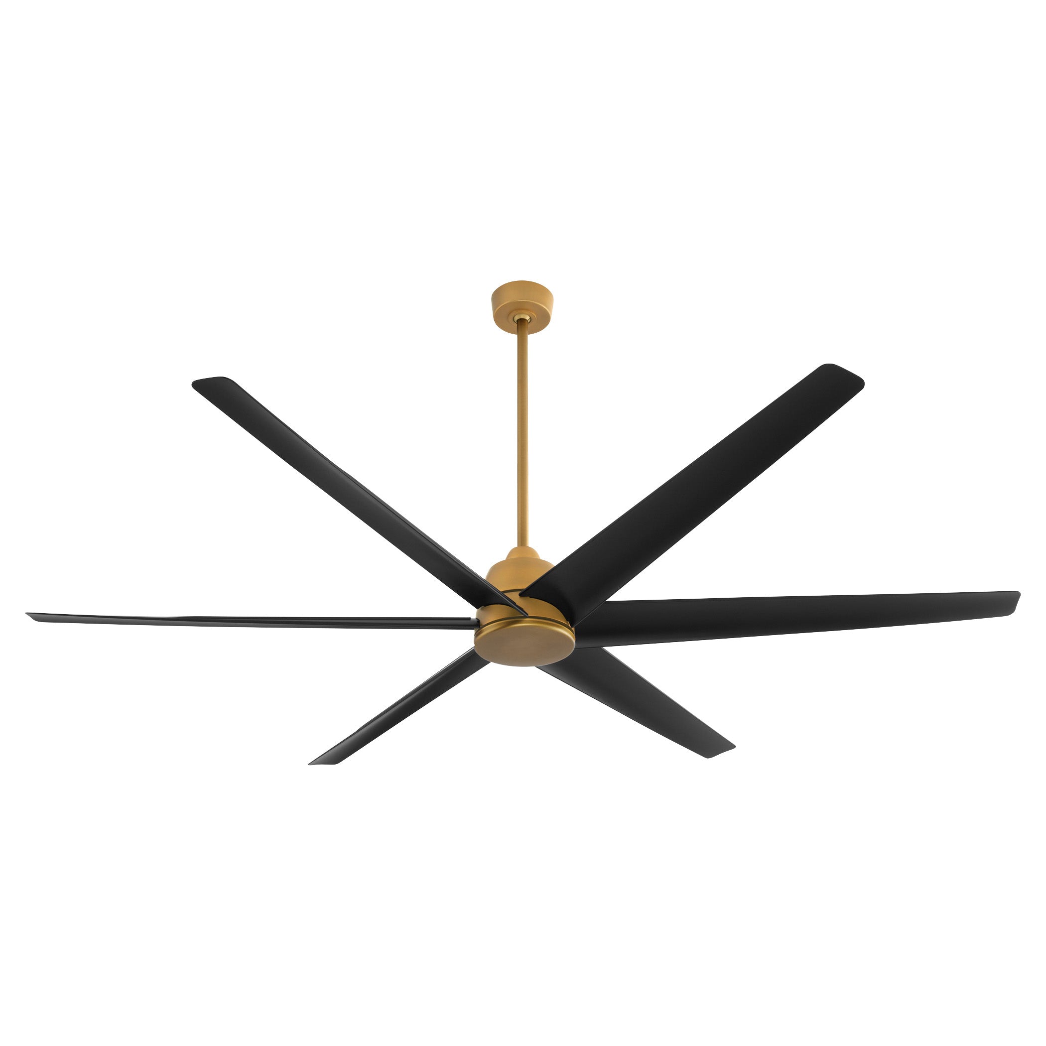 Quorum SPREE 35846-47 Fan - Brushed Brass