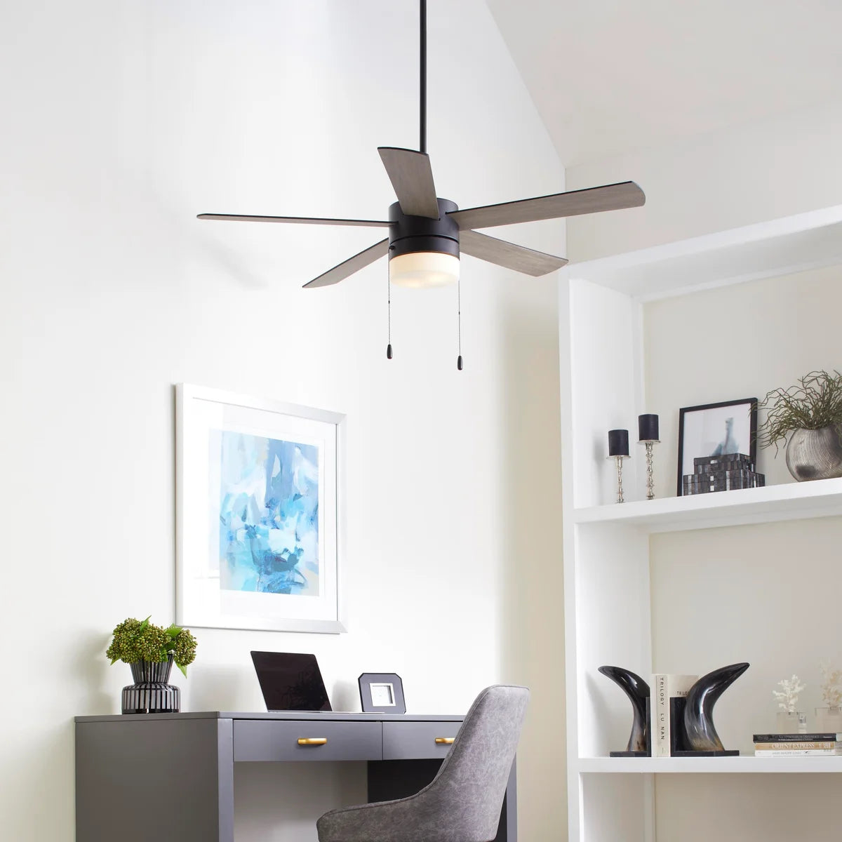 Quorum MAXWELL 37525-59 Fan Transitional - Matte Black