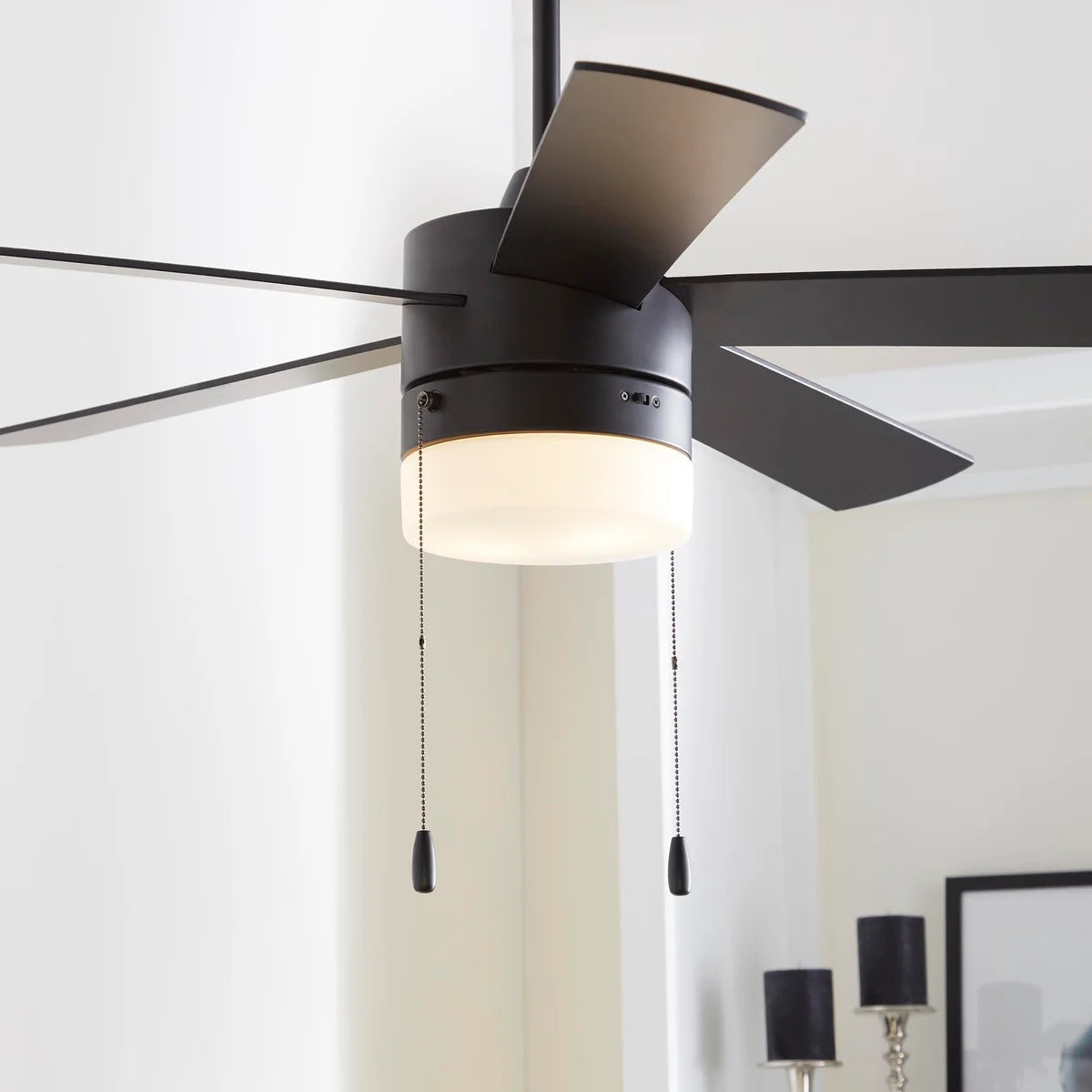 Quorum MAXWELL 37525-59 Fan Transitional - Matte Black