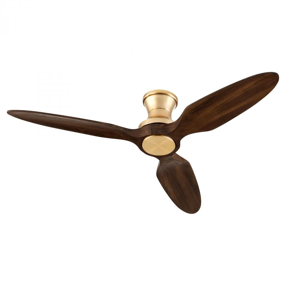 Quorum RAYMOND 39563-80 Fan - Aged Brass