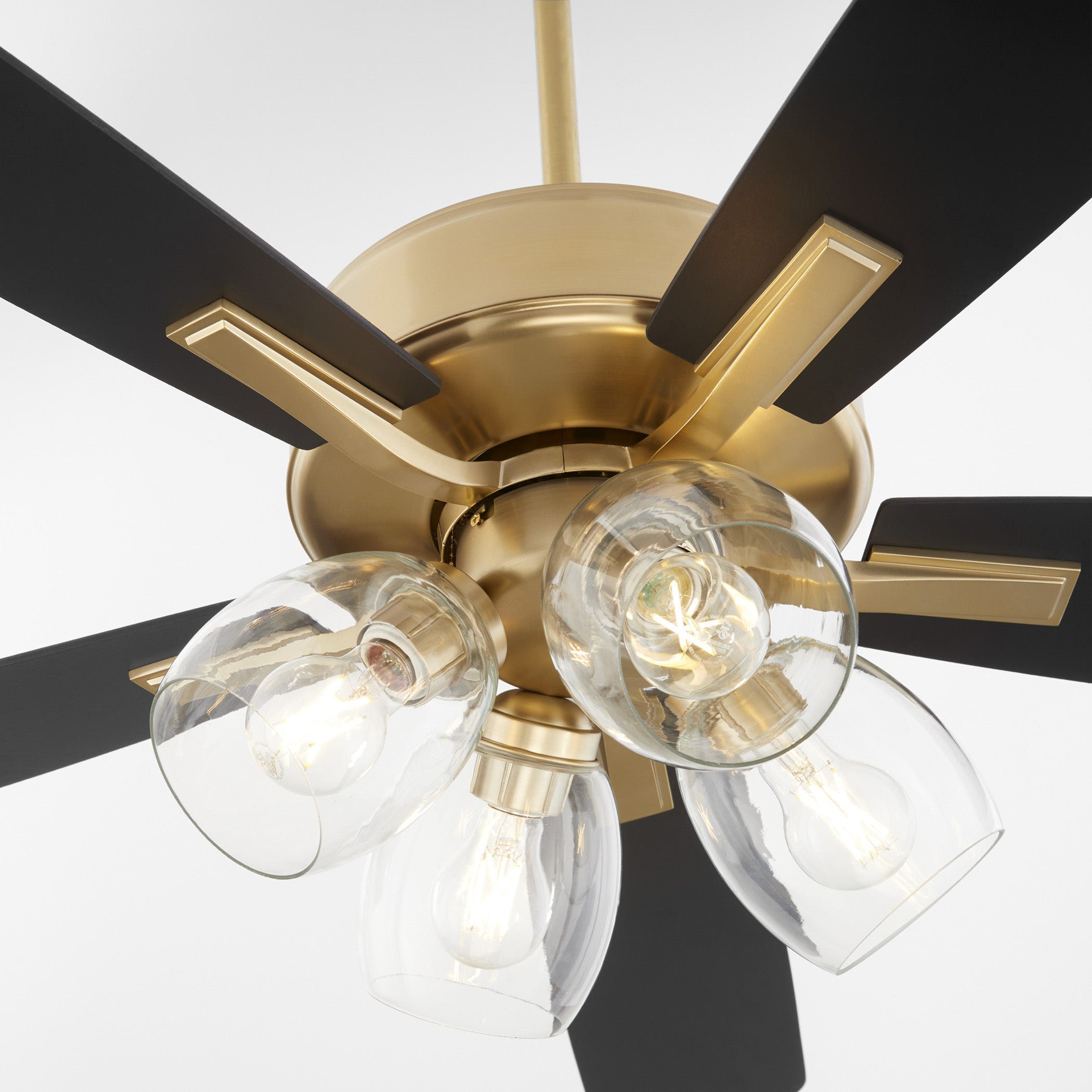 Quorum OVATION 4525-0480 Fan - Aged Brass