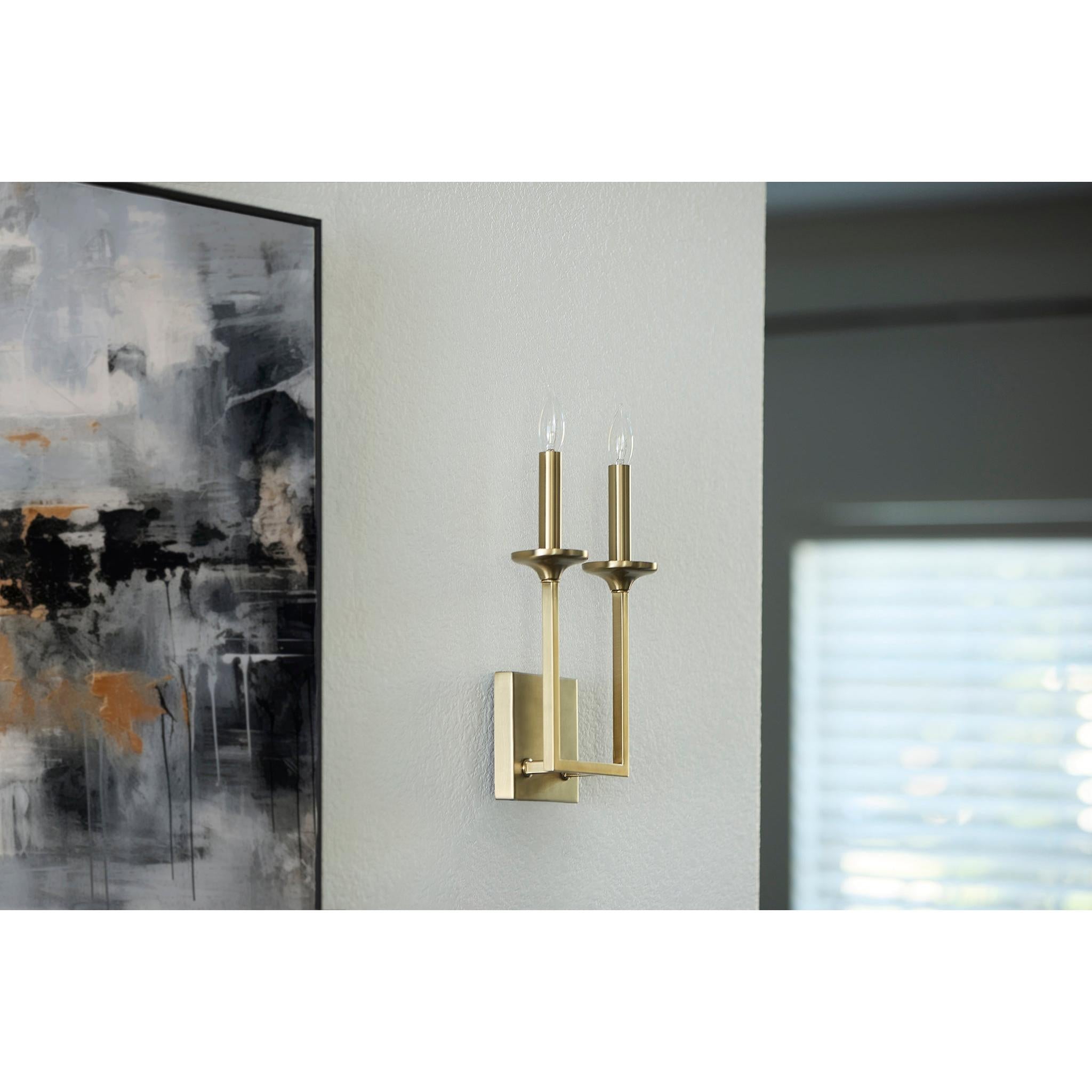 Quorum Eldorado 5005-2-80 Wall Mount - Aged Brass