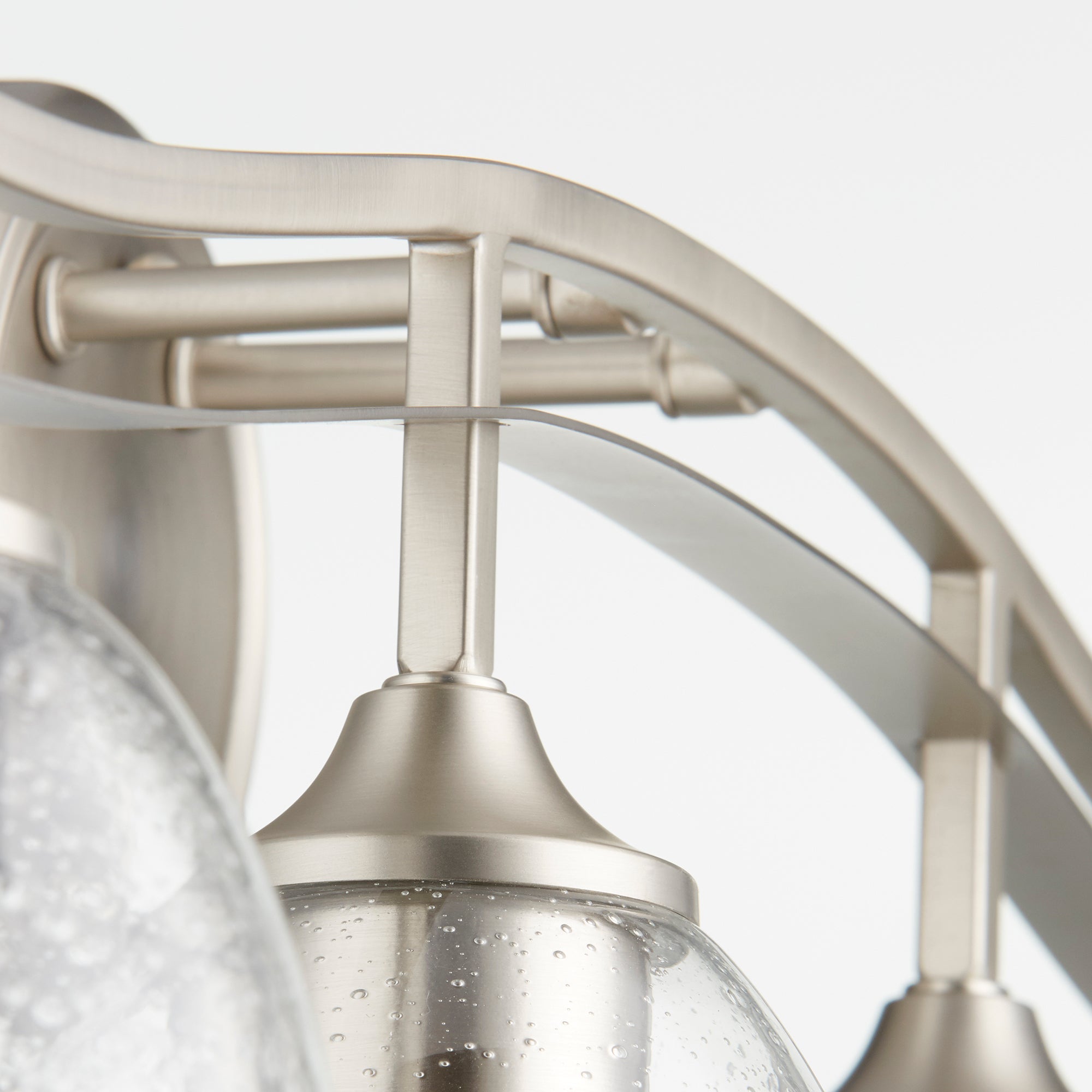 Quorum Jardin 5027-4-265 Vanity - Satin Nickel W/ Clear/seeded