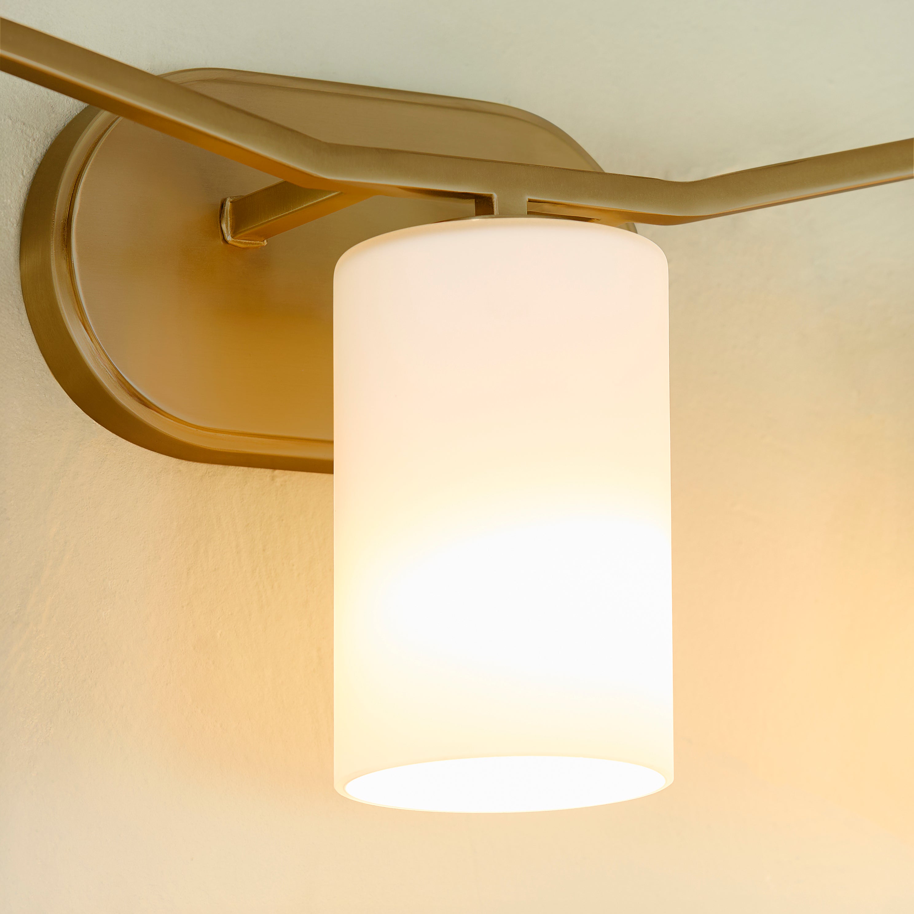 Quorum RUTHERFORD 5307-3-47 Bathroom Fixture - Brushed Brass