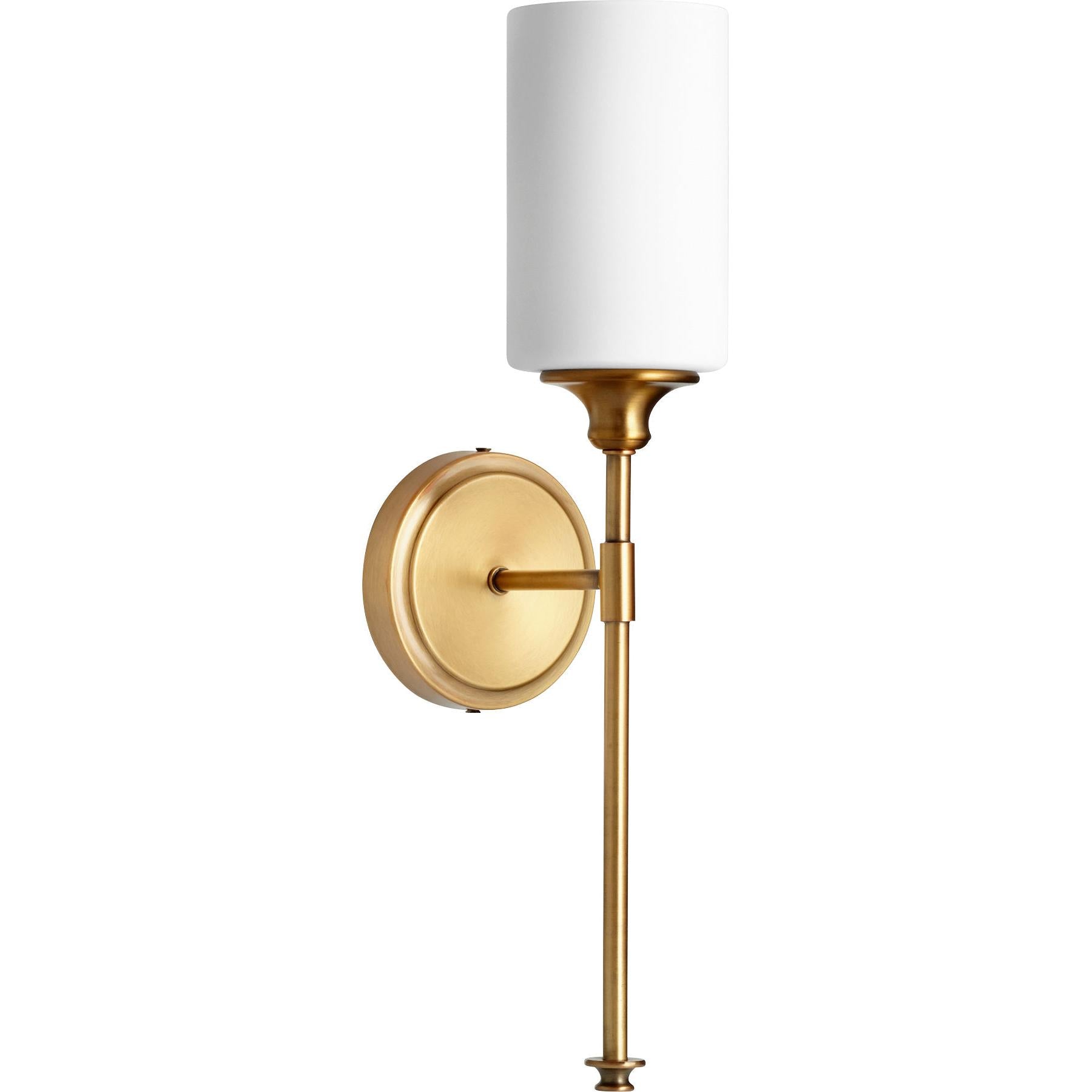 Quorum Celeste 5309-1-80 Wall Mount - Aged Brass
