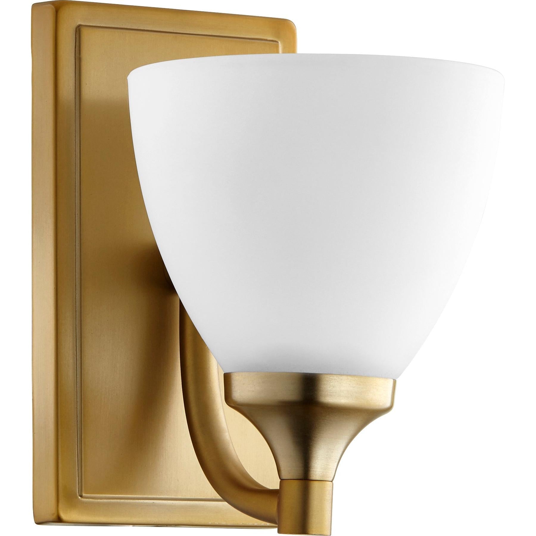 Quorum Enclave 5459-1-80 Wall Mount - Aged Brass