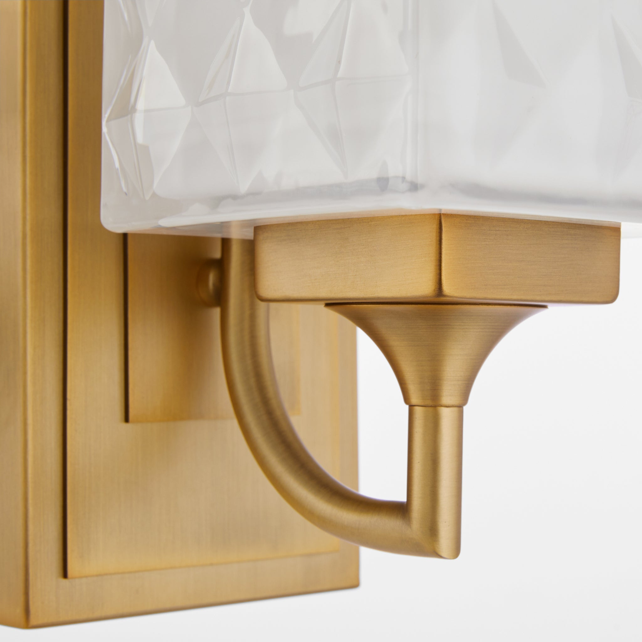 Quorum DIAMONTE 5502-1-47 Sconce Transitional - Brushed Brass