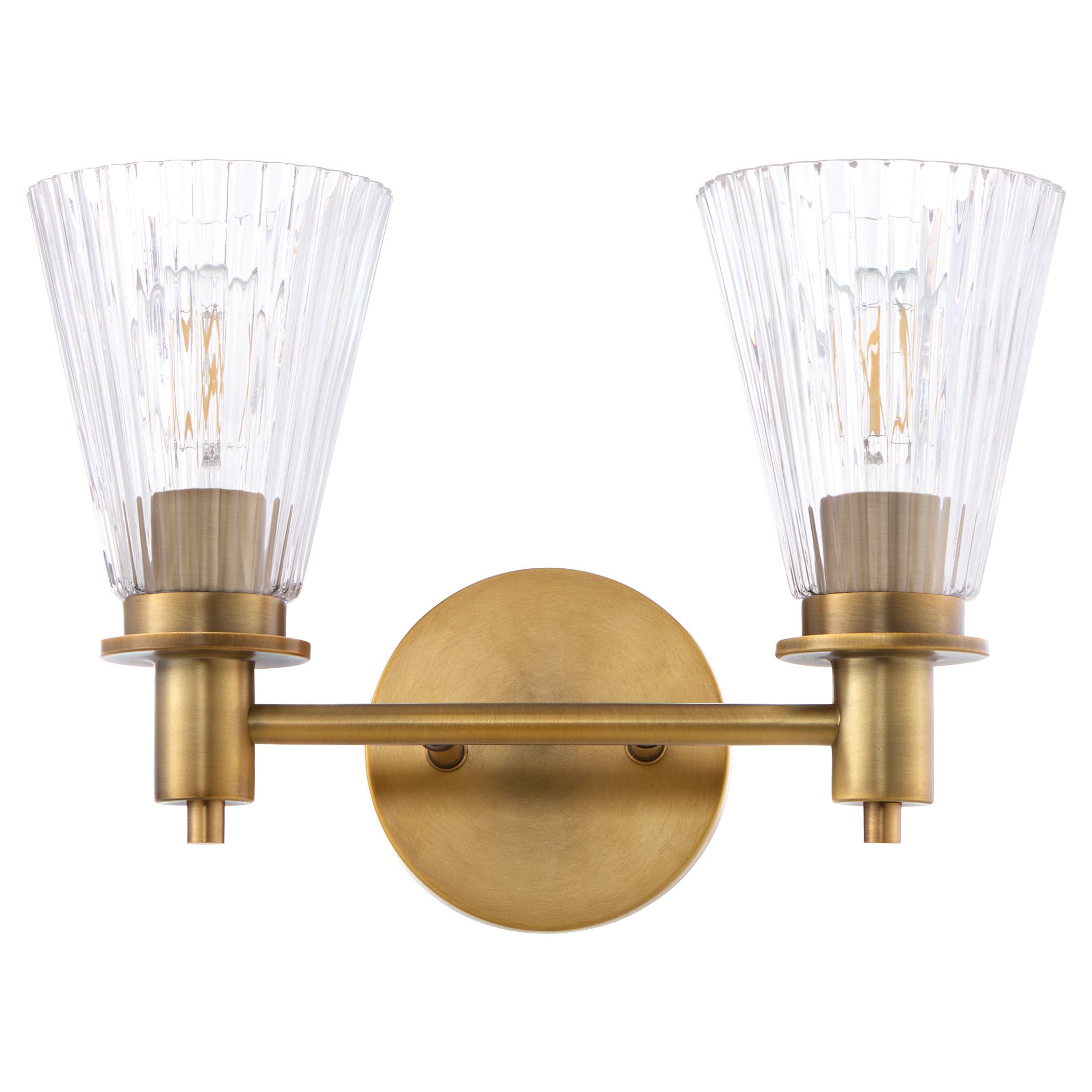 Quorum LAWTON 5803-2-47 Bathroom Fixture - Brushed Brass
