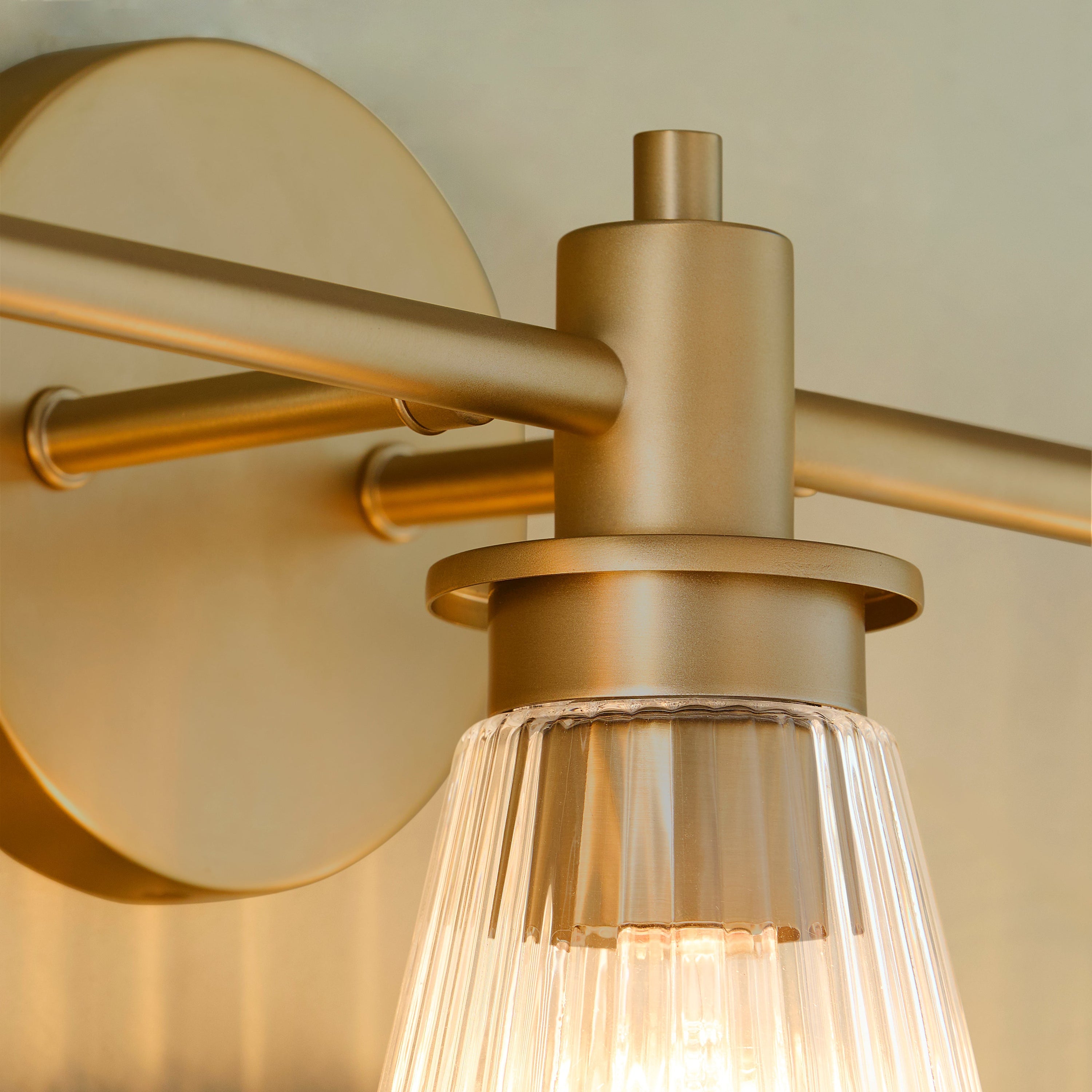 Quorum LAWTON 5803-3-47 Bathroom Fixture - Brushed Brass