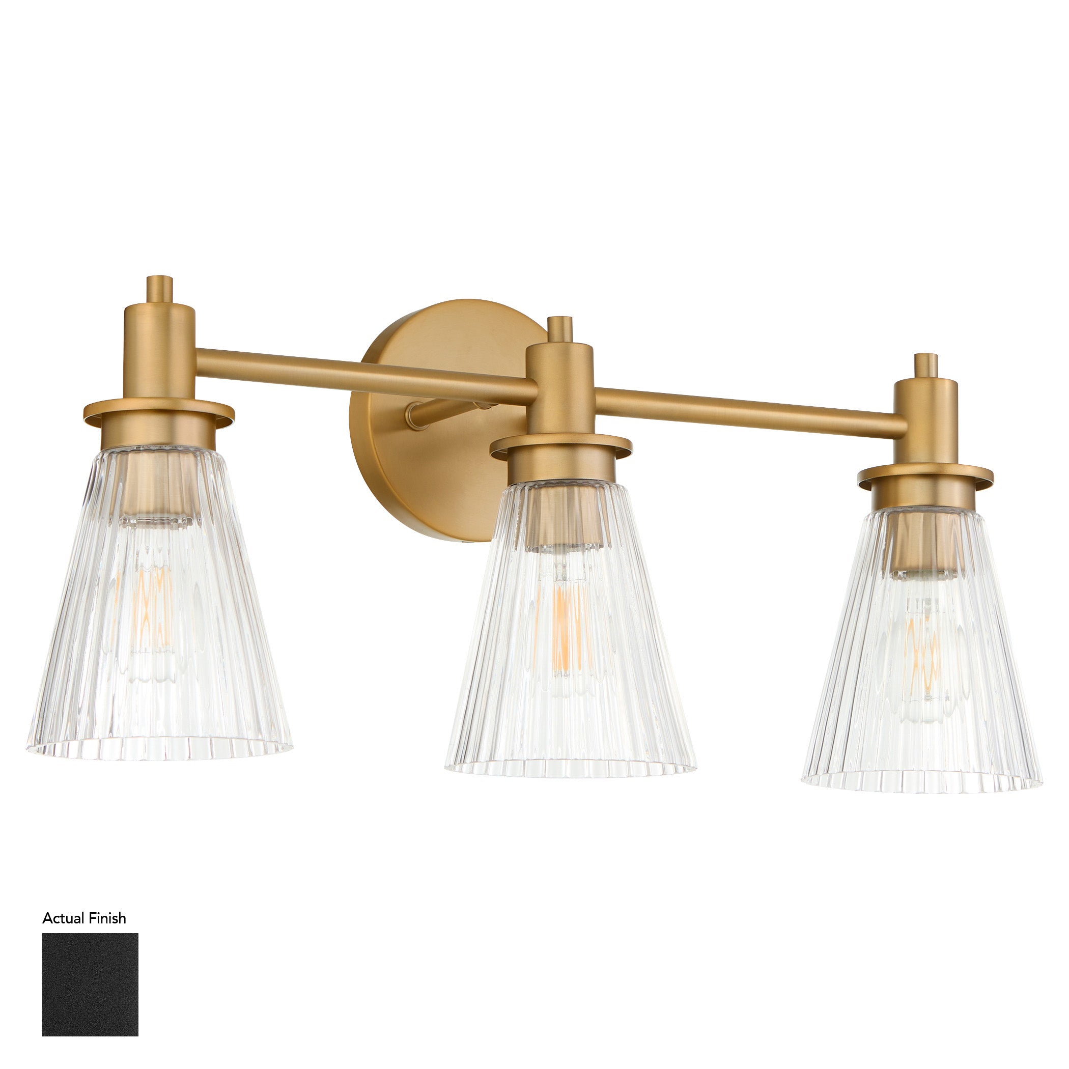 Quorum LAWTON 5803-3-59 Bathroom Fixture - Matte Black