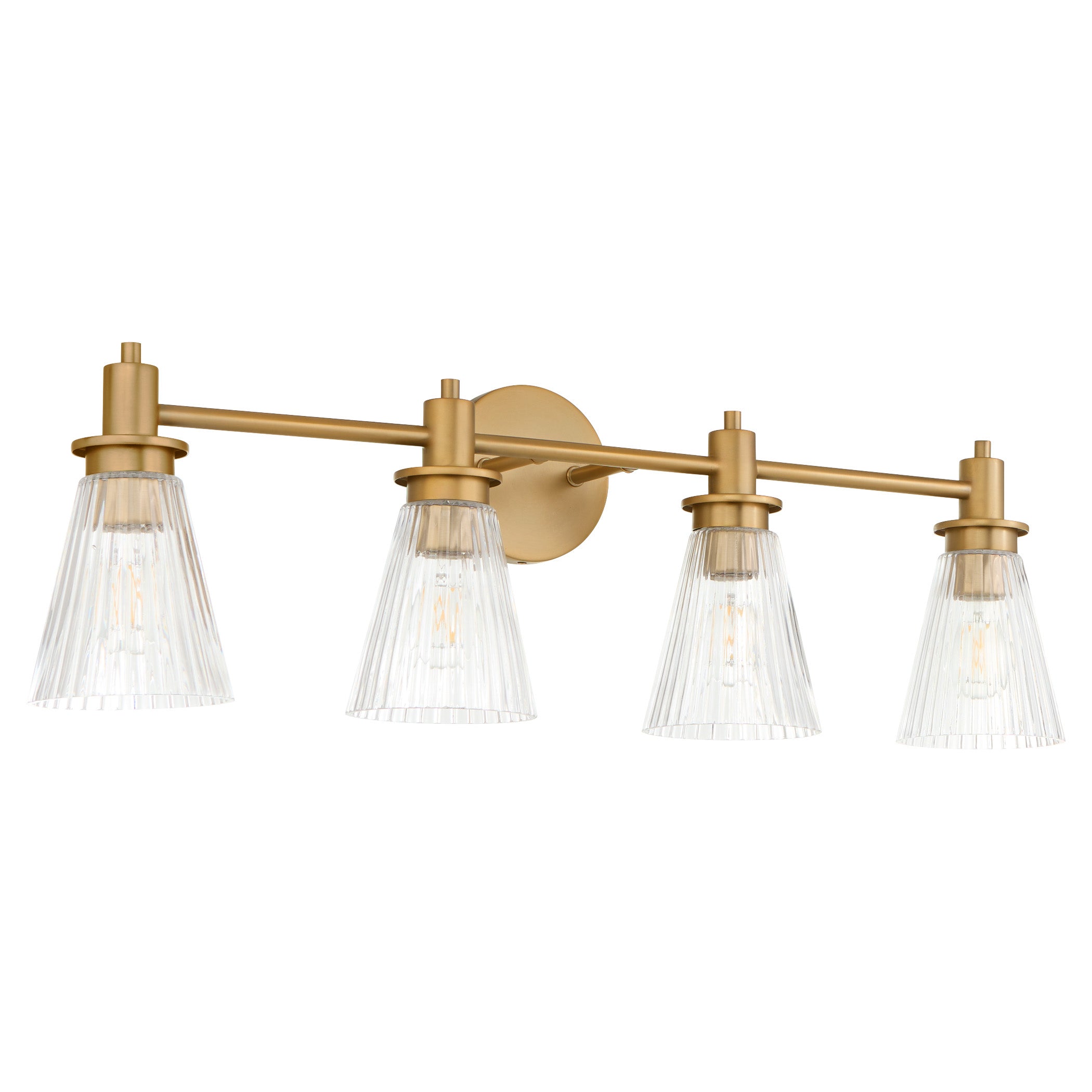 Quorum LAWTON 5803-4-47 Bathroom Fixture - Brushed Brass