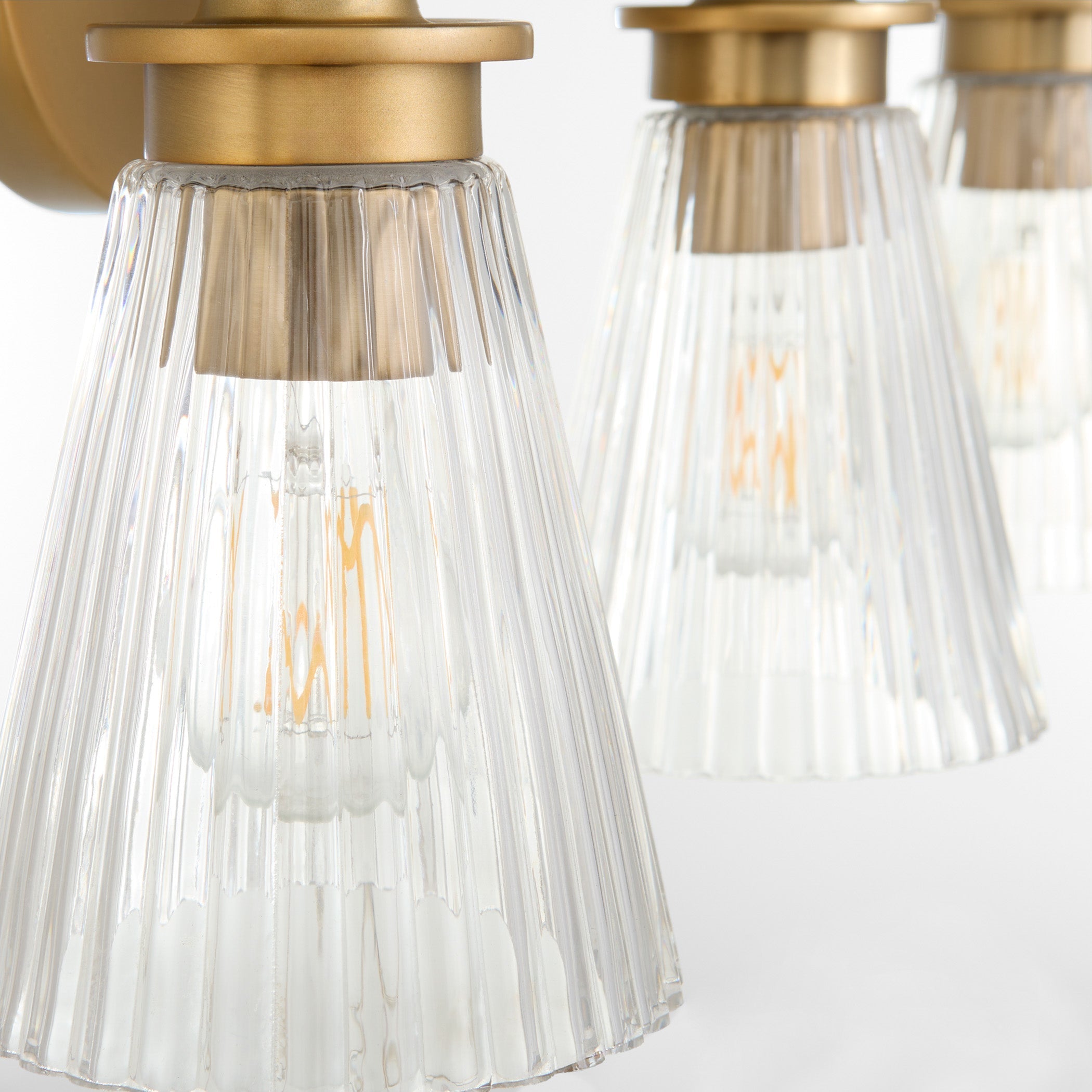 Quorum LAWTON 5803-4-47 Bathroom Fixture - Brushed Brass