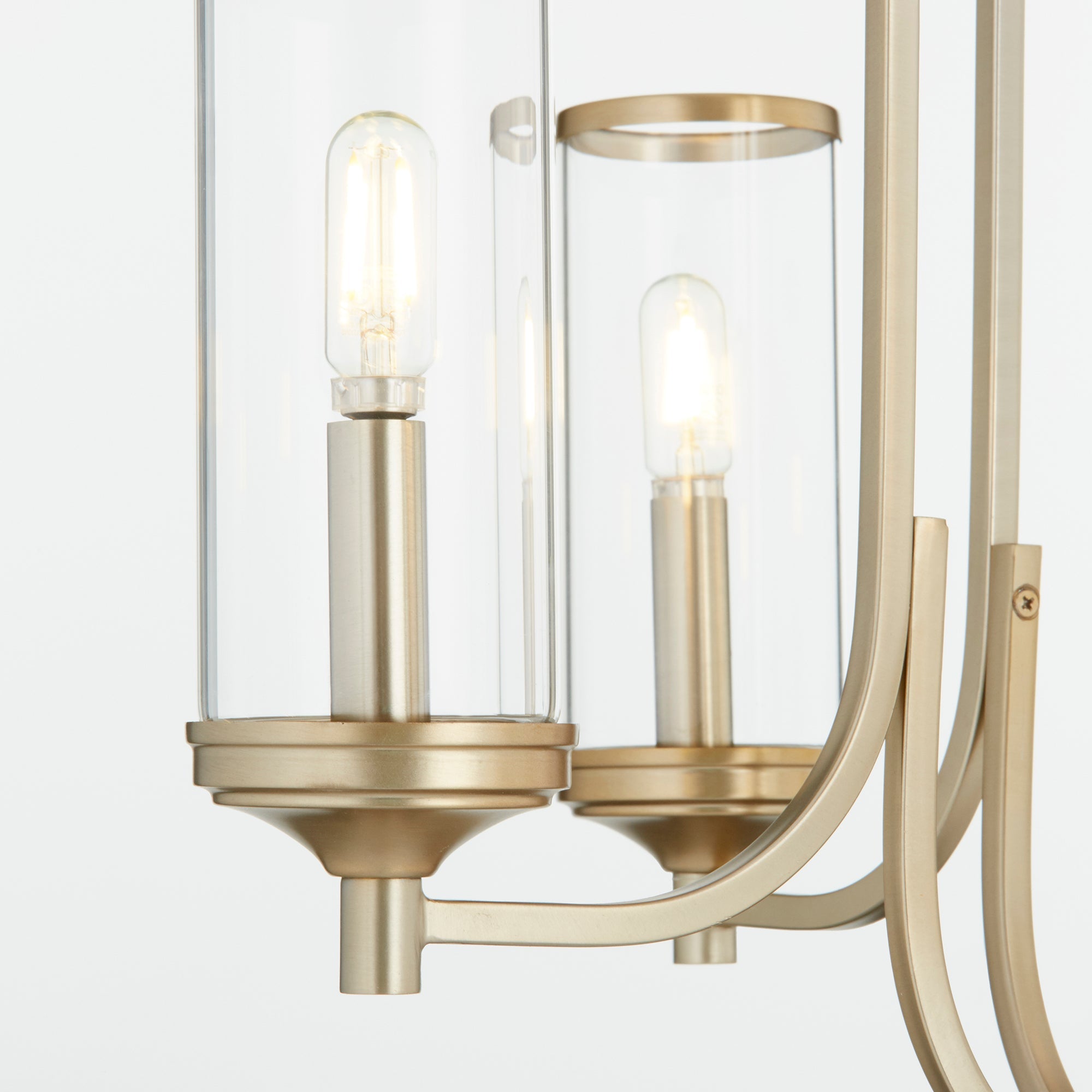 Quorum Collins 6044-4-80 Chandelier - Aged Brass