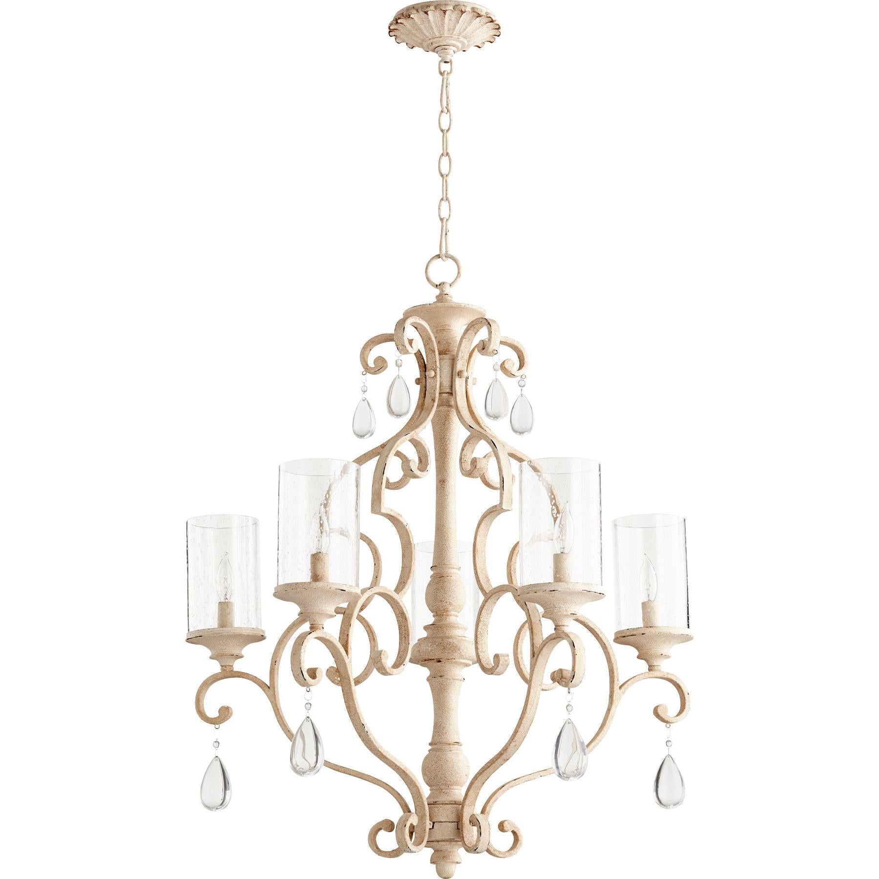 Quorum San Miguel 6073-5-70 Chandelier - Persian White