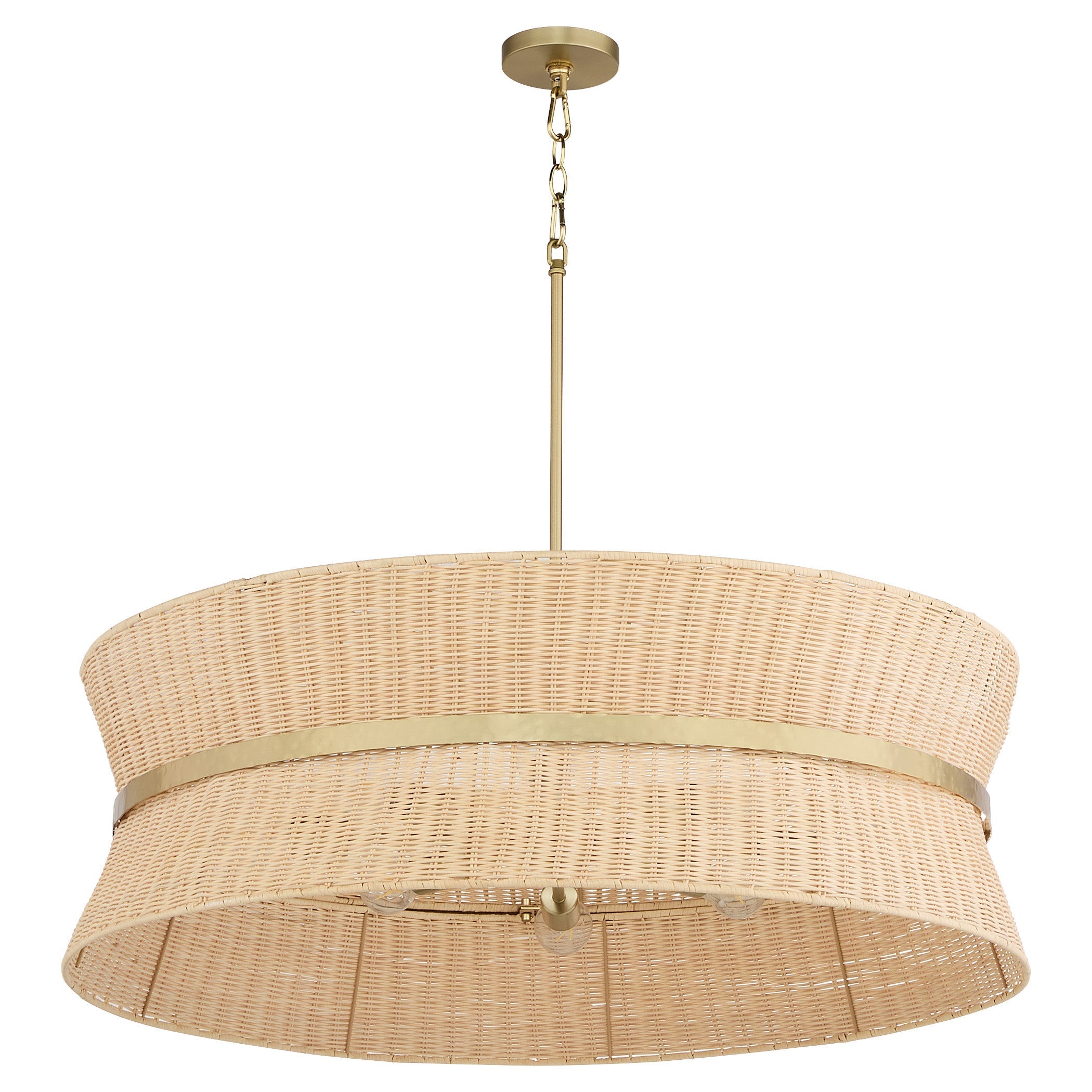 Quorum FAIRVIEW 6123-8-47 Pendant - Brushed Brass