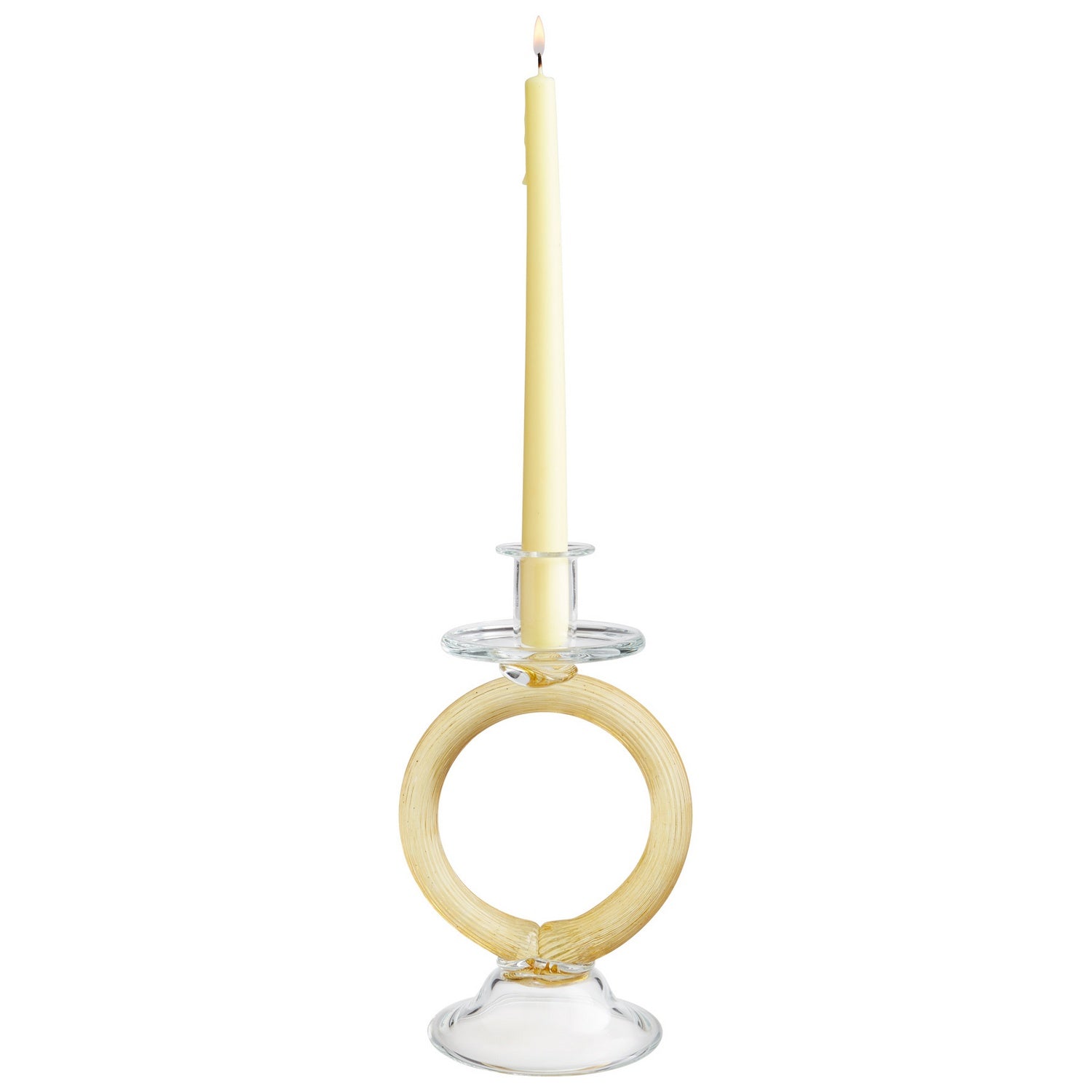 Cyan Design 06701 Cirque Candleholder - Amber - Large