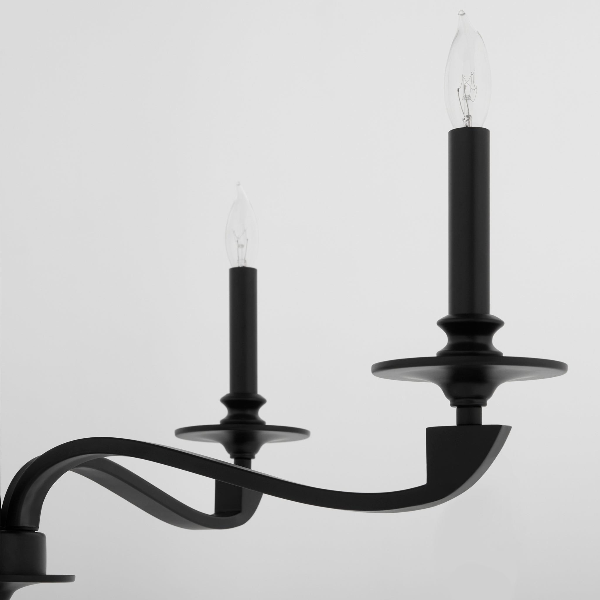 Quorum CHANTELLE 6240-5-59 Chandelier Transitional - Matte Black