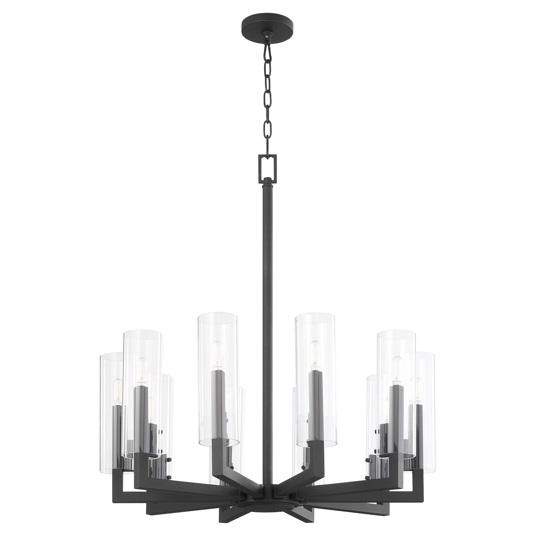 Quorum HARBIN 6277-10-69 Chandelier Contemporary - Textured Black