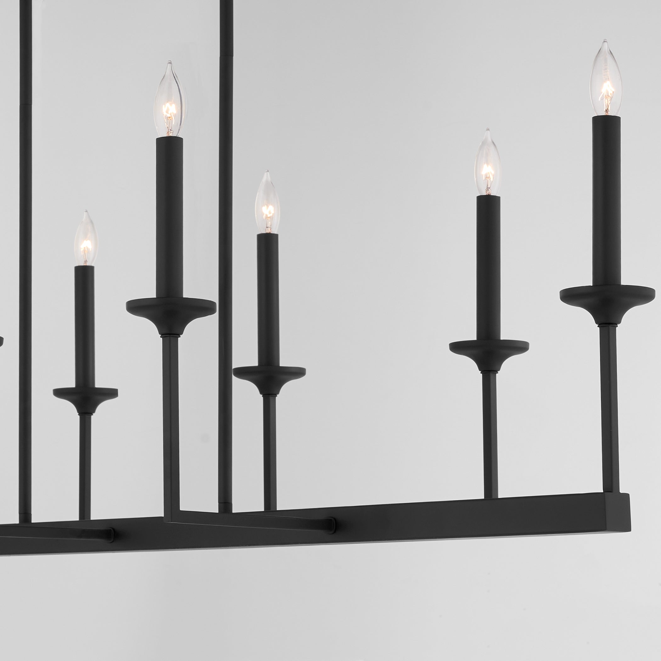 Quorum Eldorado 6505-8-59 Chandelier - Matte Black