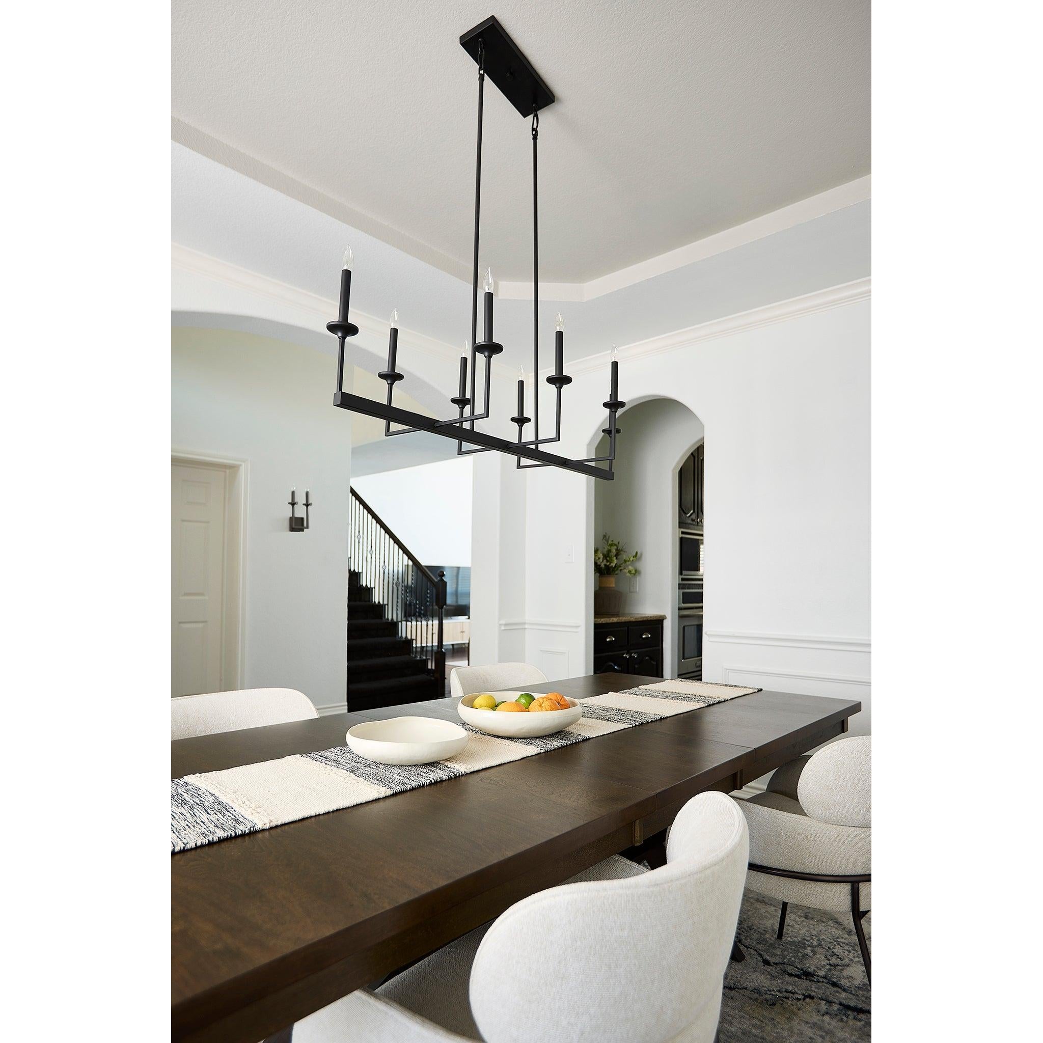 Quorum Eldorado 6505-8-59 Chandelier - Matte Black