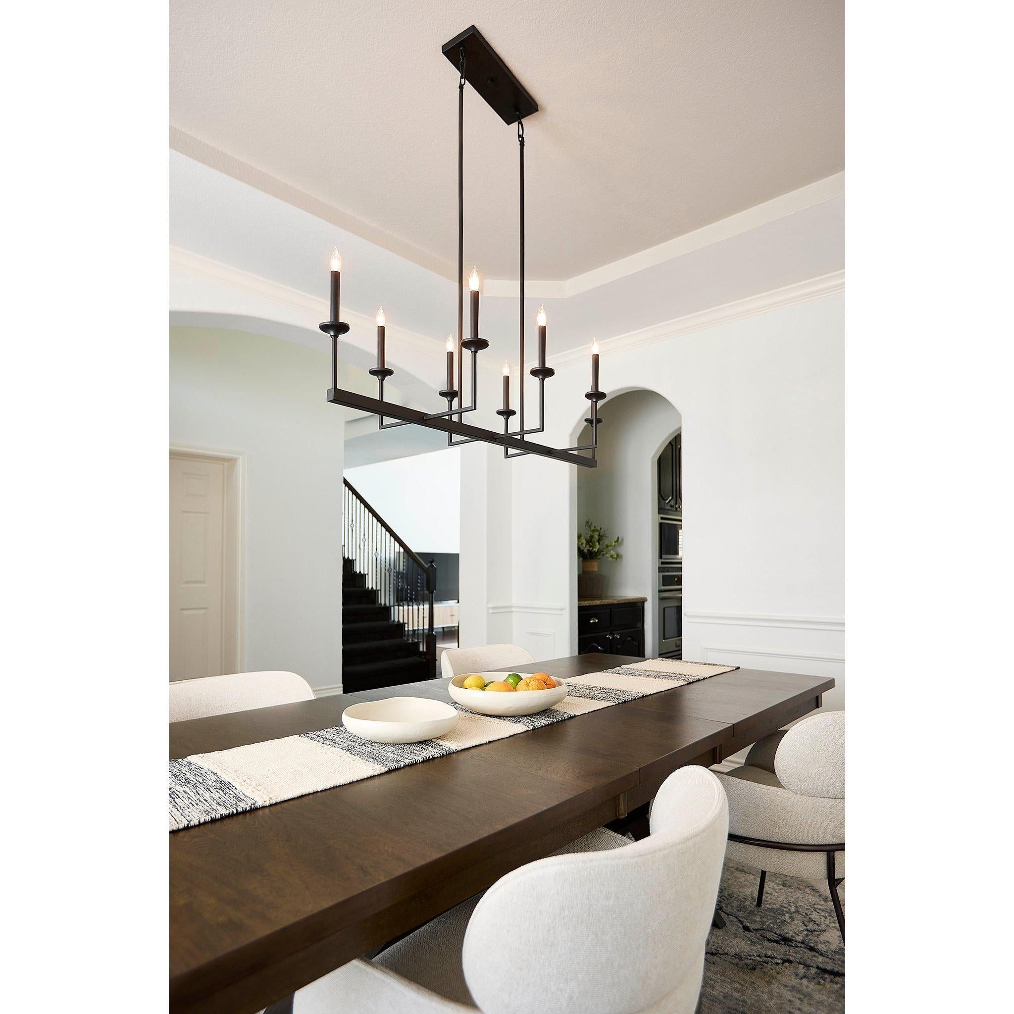 Quorum Eldorado 6505-8-59 Chandelier - Matte Black