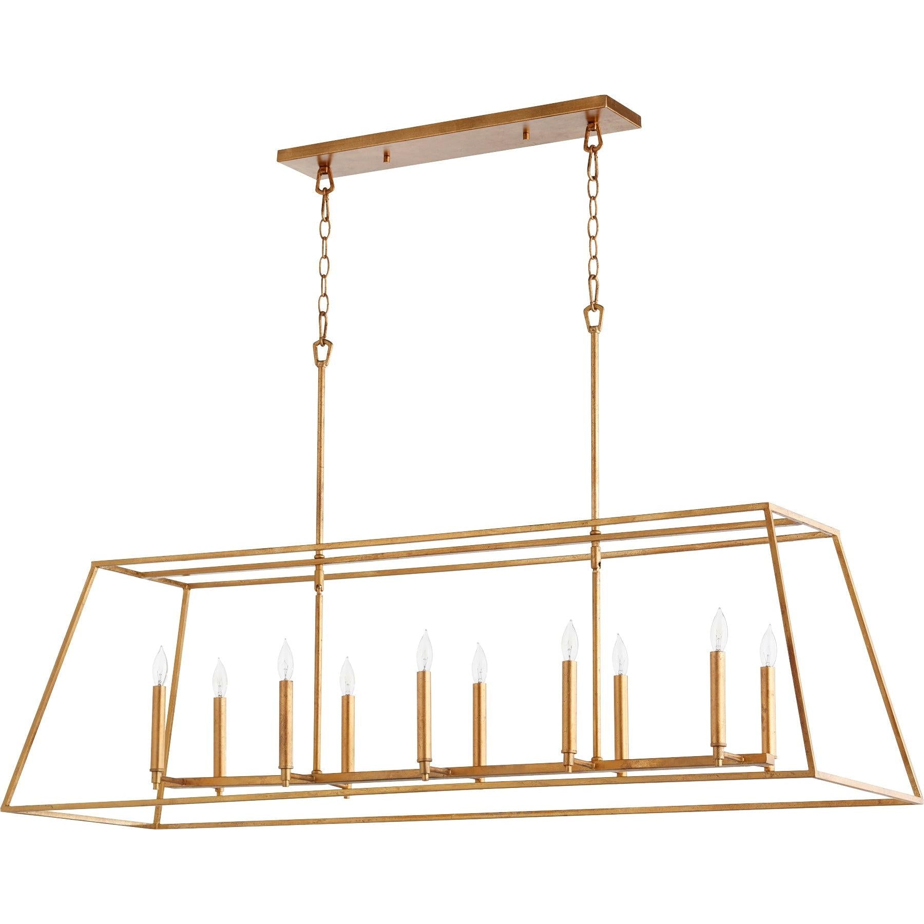 Quorum Gabriel 654-10-74 Pendant - Gold Leaf