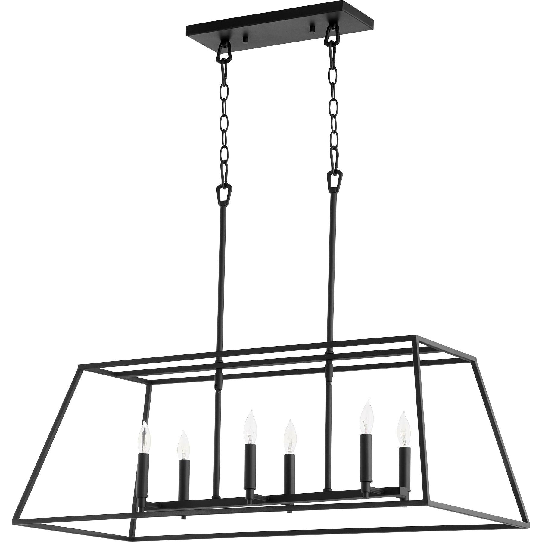 Quorum Gabriel 654-6-69 Pendant - Textured Black