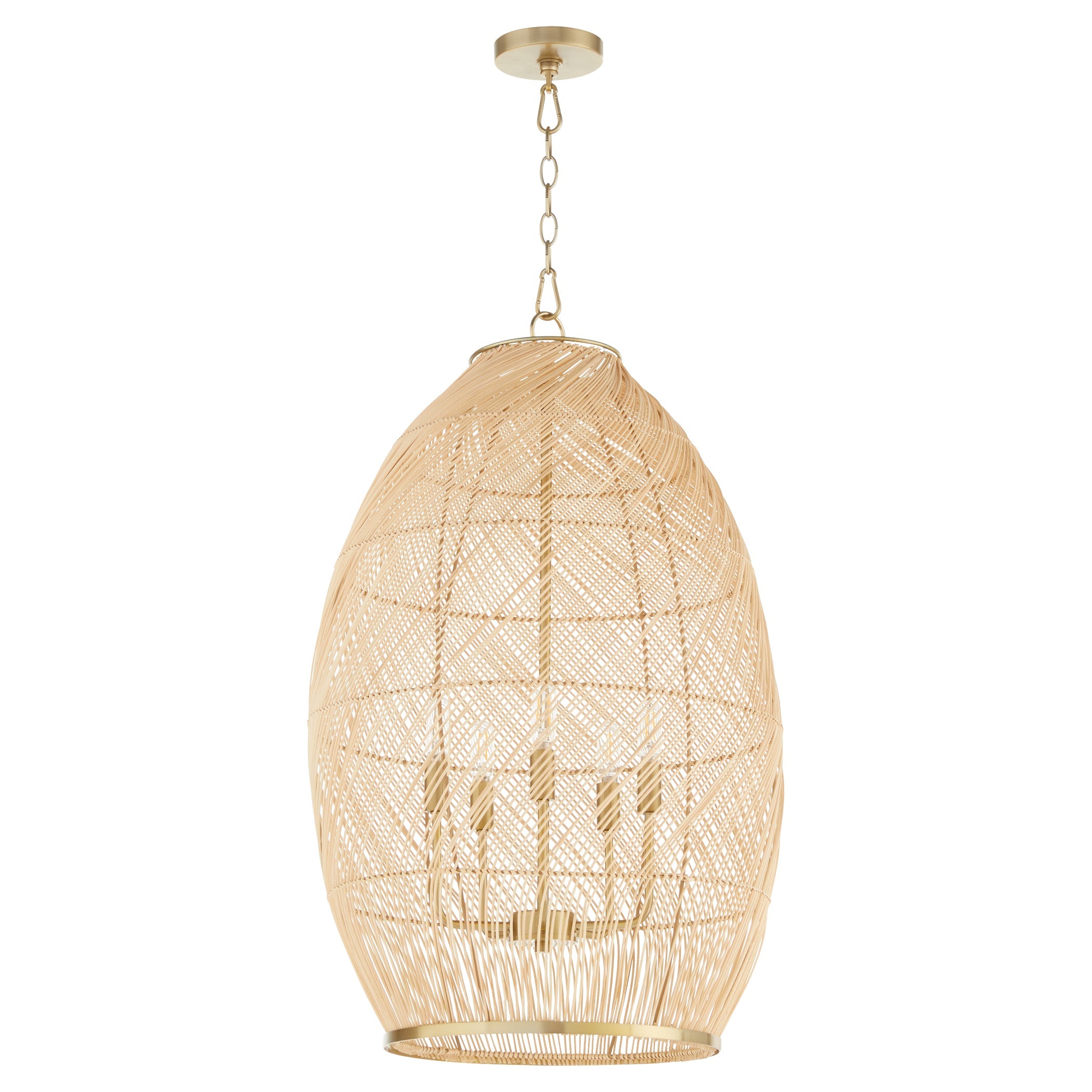 Quorum 6900-5-80 Pendant - Aged Brass