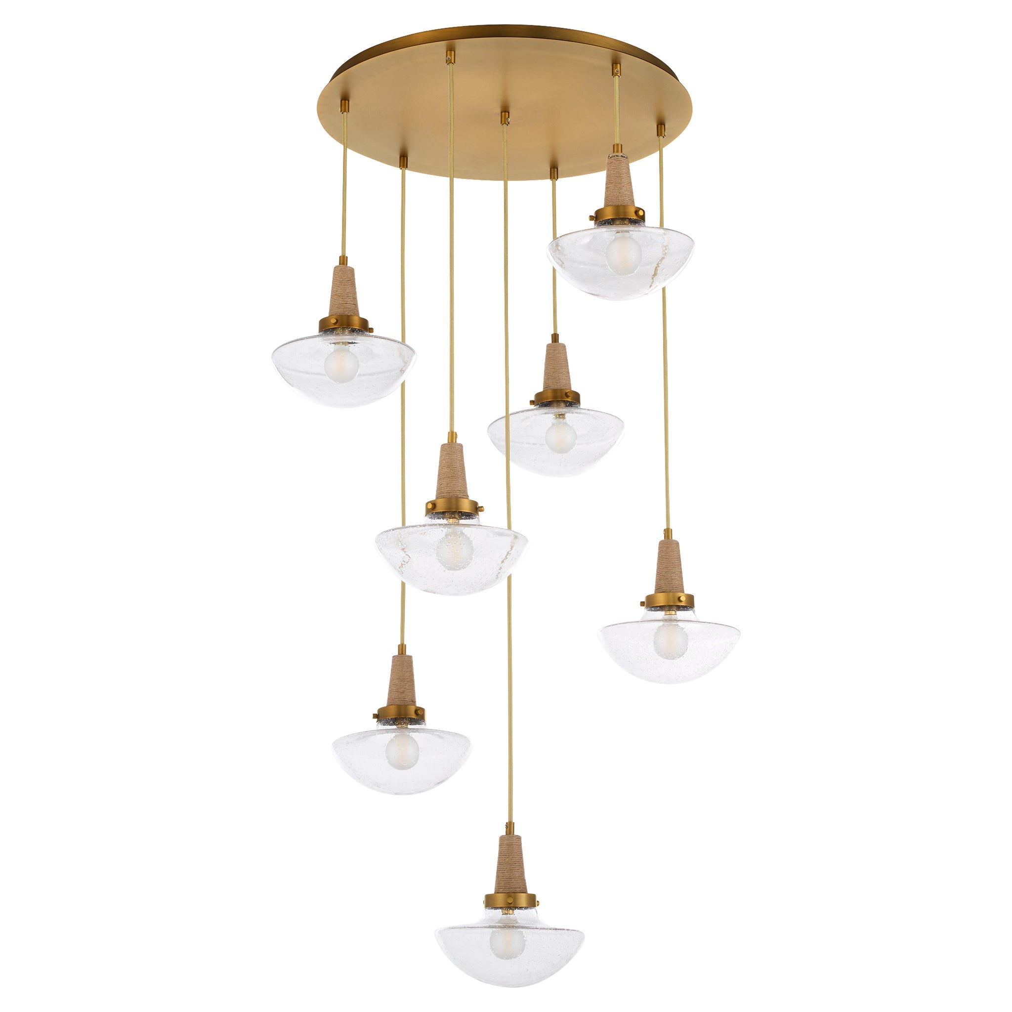 Quorum STOCKPORT 692-7-47 Pendant Modern - Brushed Brass