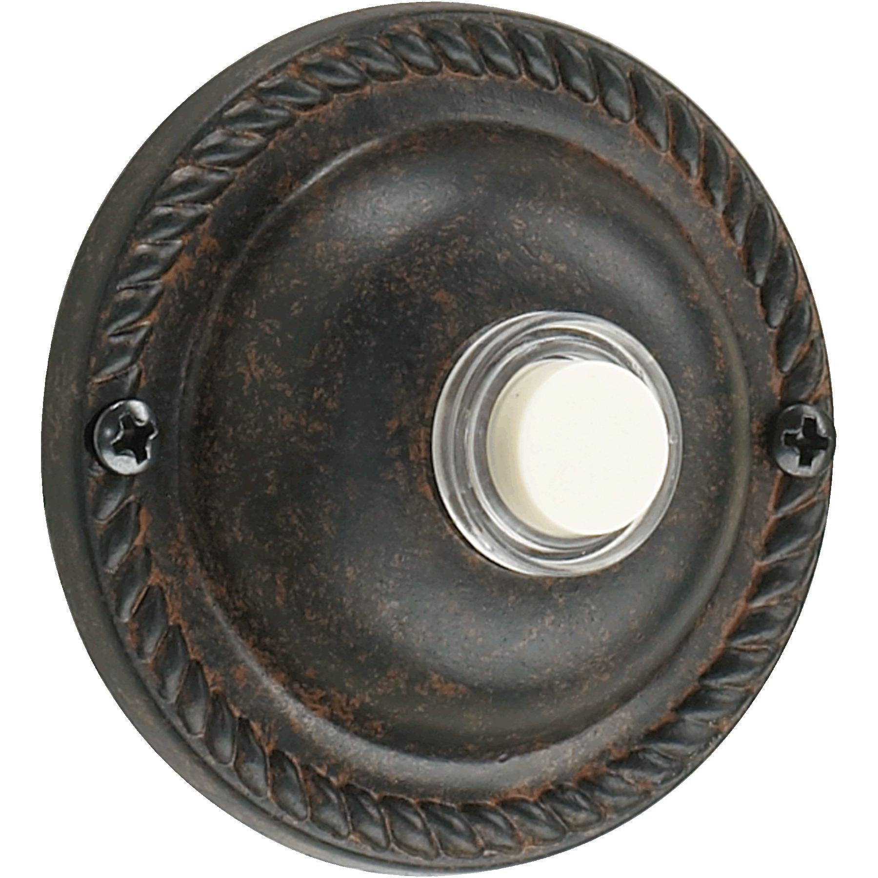 Quorum 7-305-44 Door Chime Button - Toasted Sienna