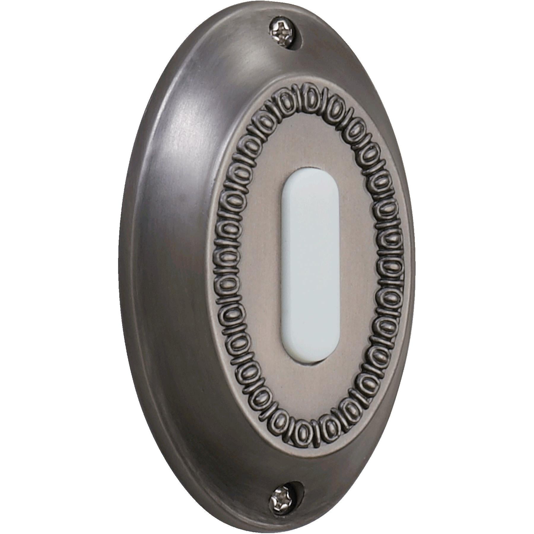 Quorum 7-307-92 Door Chime Button - Antique Silver