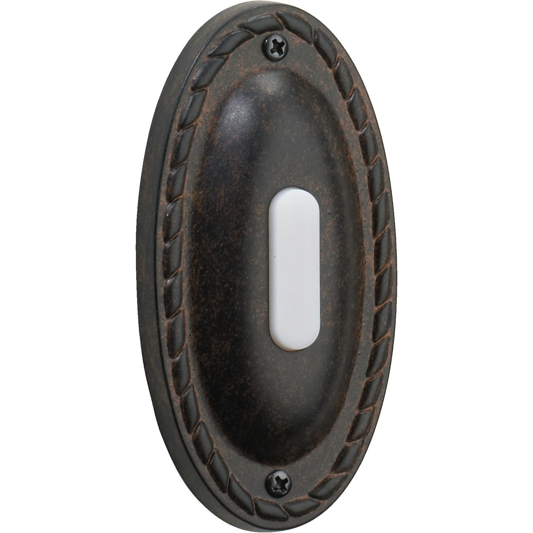 Quorum 7-308-44 Door Chime Button - Toasted Sienna