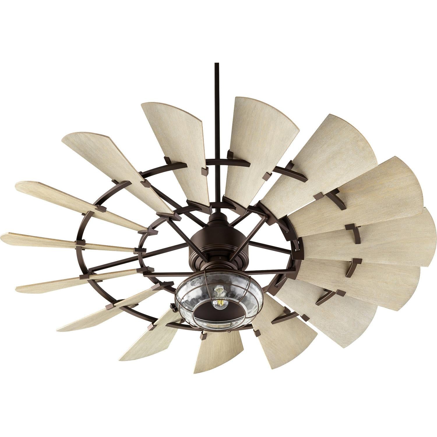 Quorum WINDMILL 96015-86 Fan Farm House - Oiled Bronze