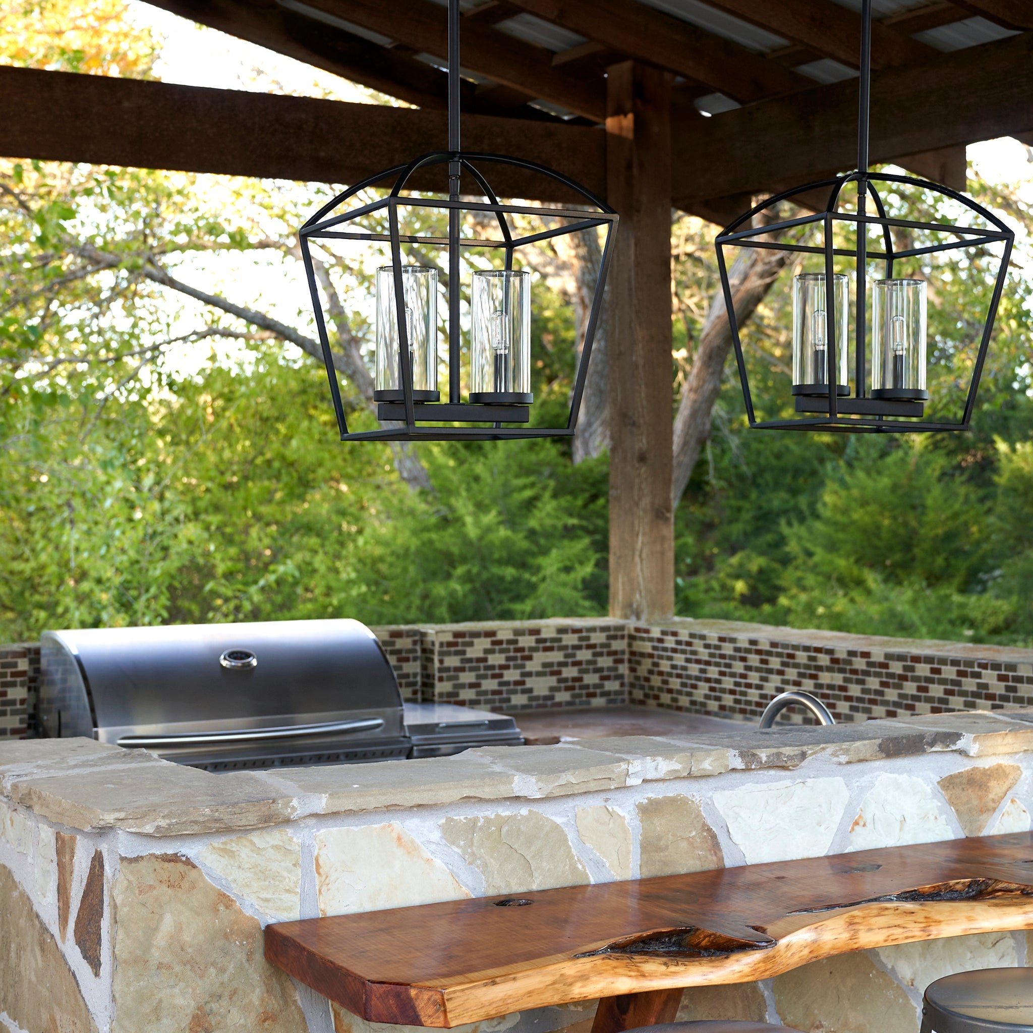 Quorum Odeon 71-2-59 Pendant - Matte Black