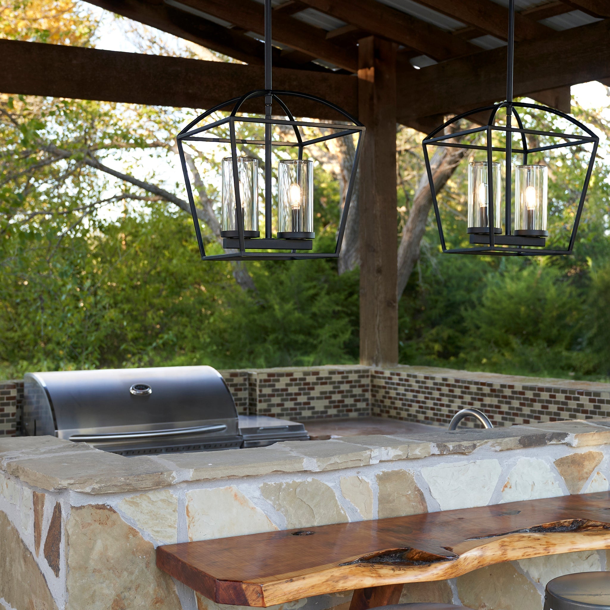 Quorum Odeon 71-2-59 Pendant - Matte Black