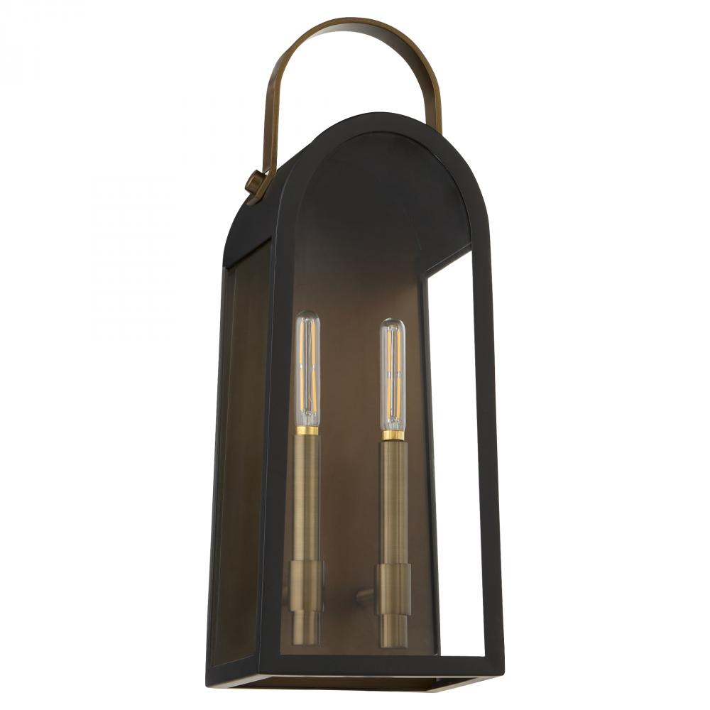 Quorum RAYMOND 72-20-5982 Exterior - Matte Black With Aged Copper