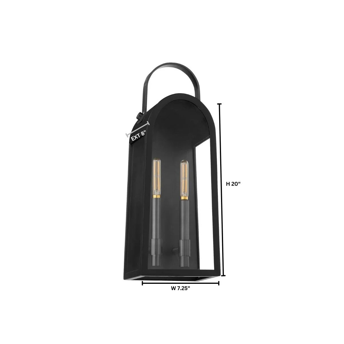 Quorum RAYMOND 72-20-59 Exterior - Matte Black