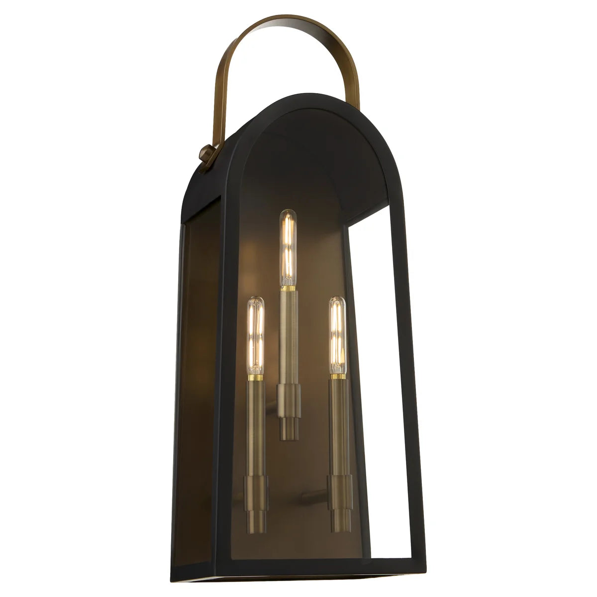 Quorum RAYMOND 72-25-5982 Exterior - Matte Black With Aged Copper