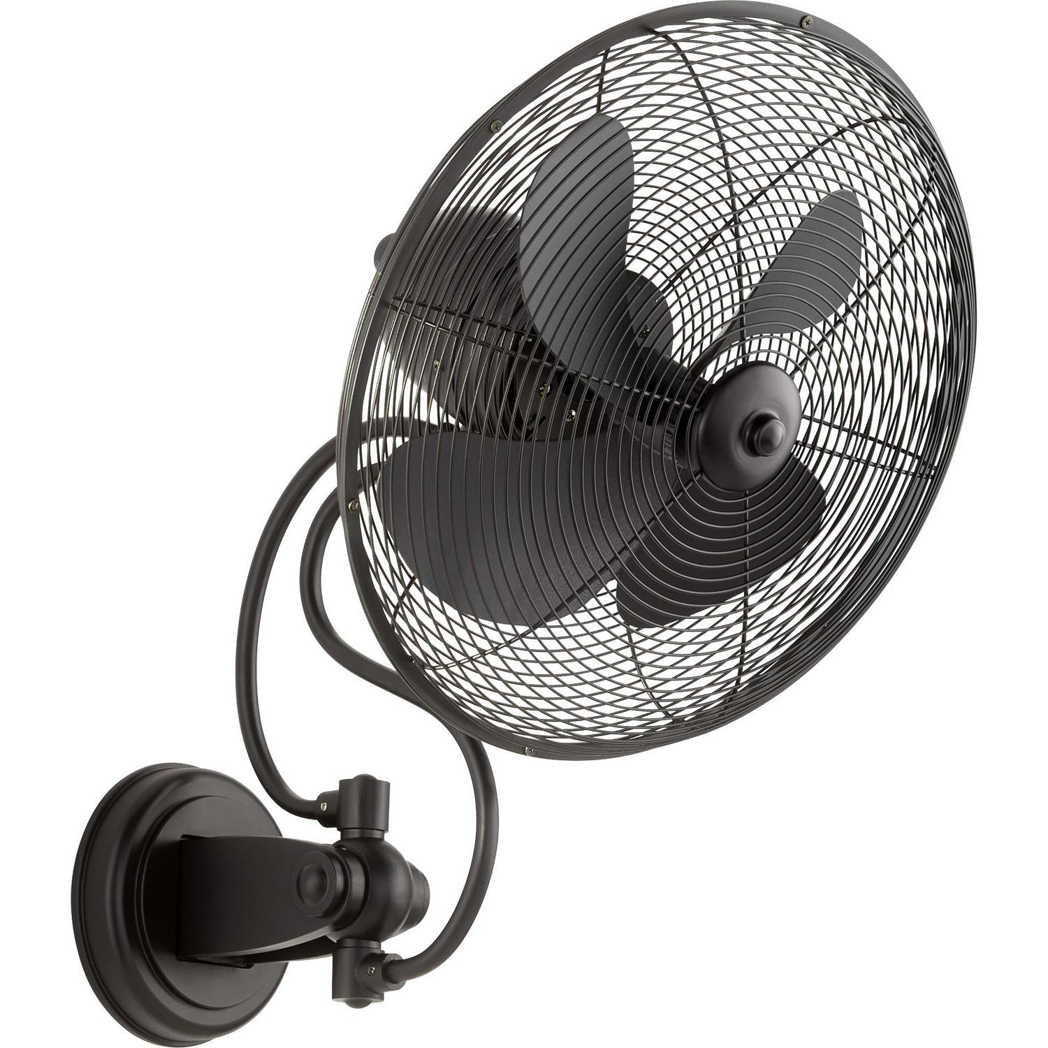 Quorum Piazza 94144-69 Patio Fan - Textured Black