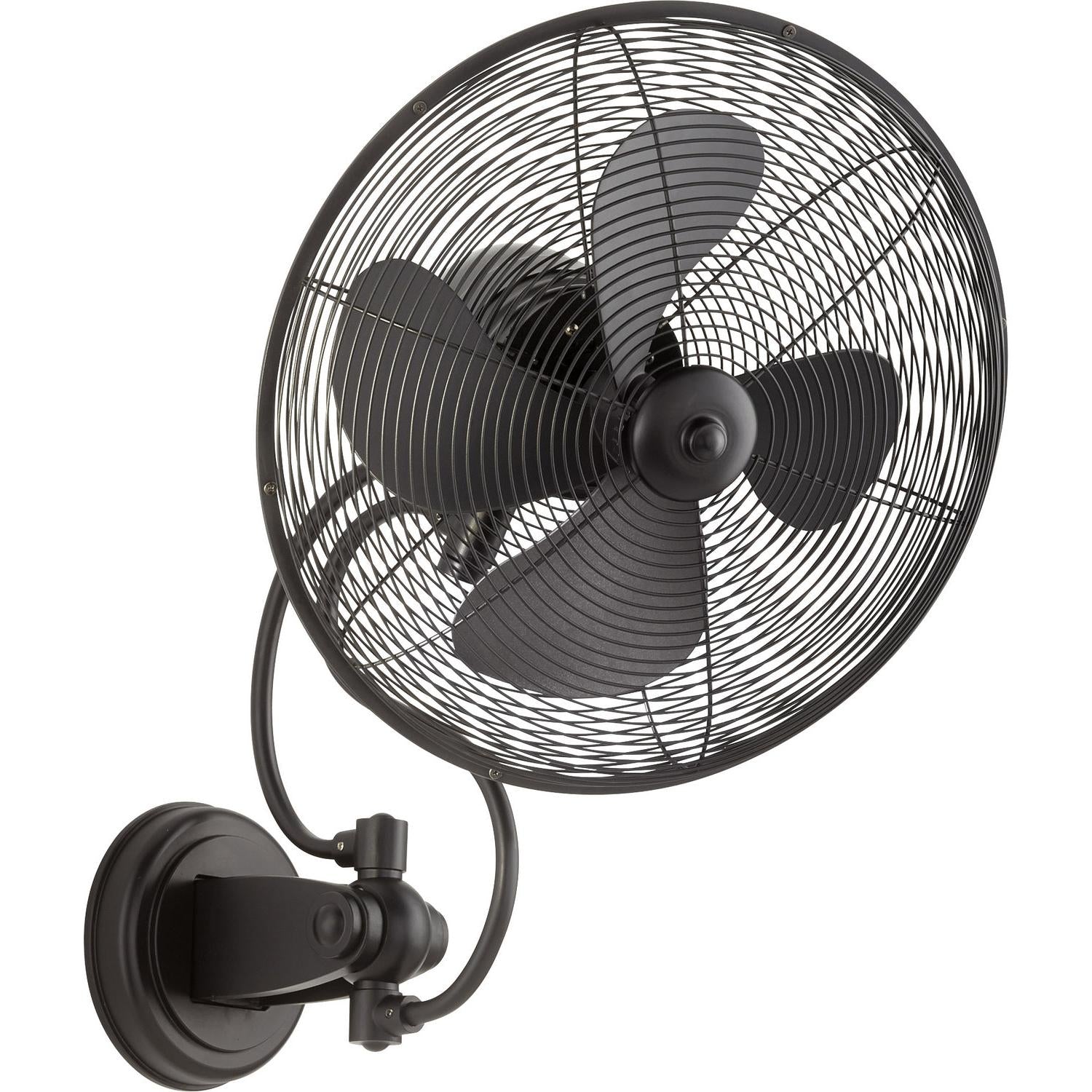 Quorum Piazza 94144-69 Patio Fan - Textured Black