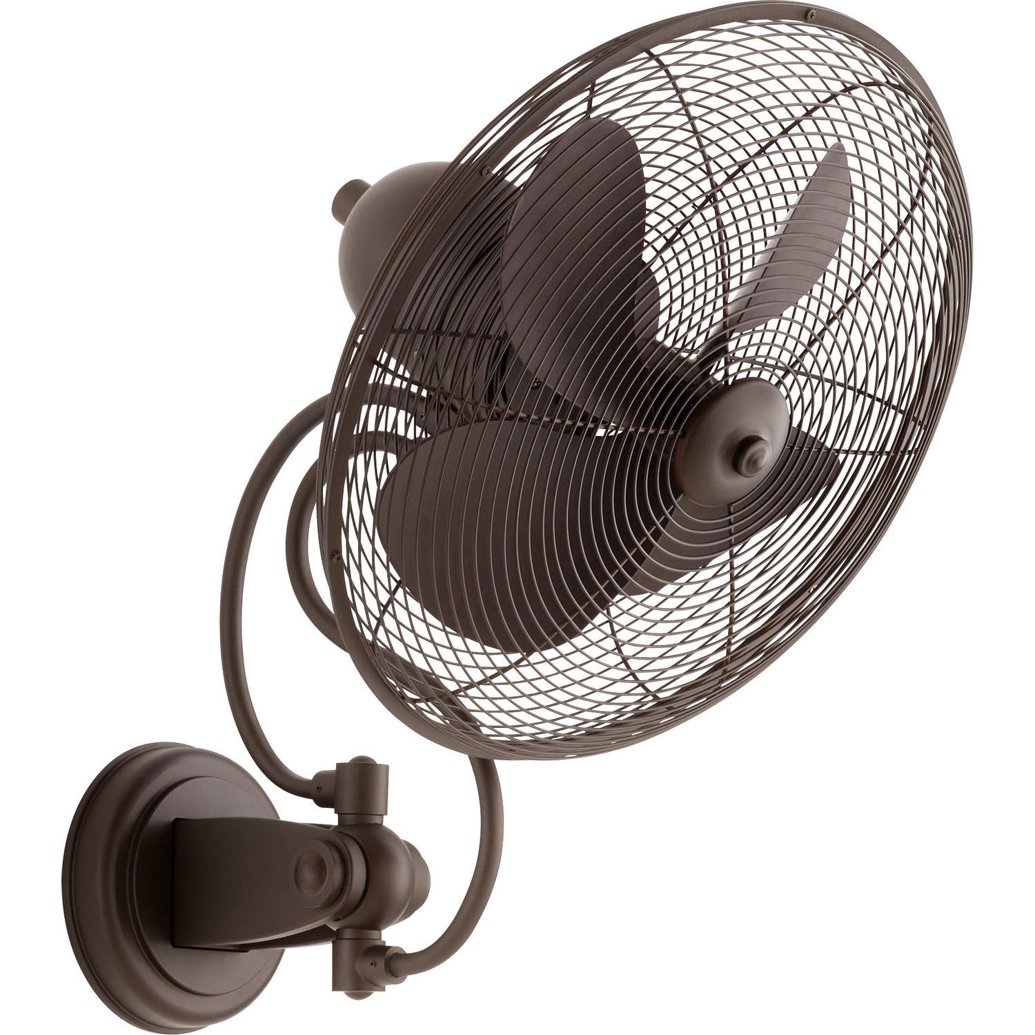Quorum Piazza 94144-86 Patio Fan - Oiled Bronze
