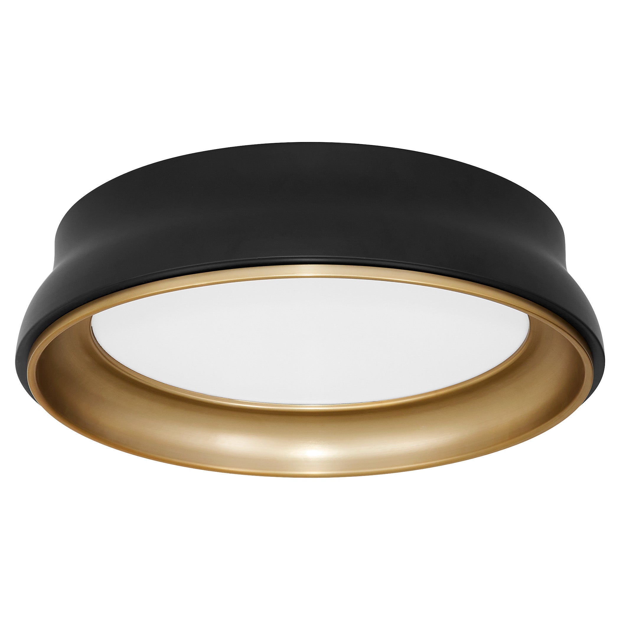 Quorum LEGEND 8-2018-5947 Flush Mount - Matte Black Brushed Brass
