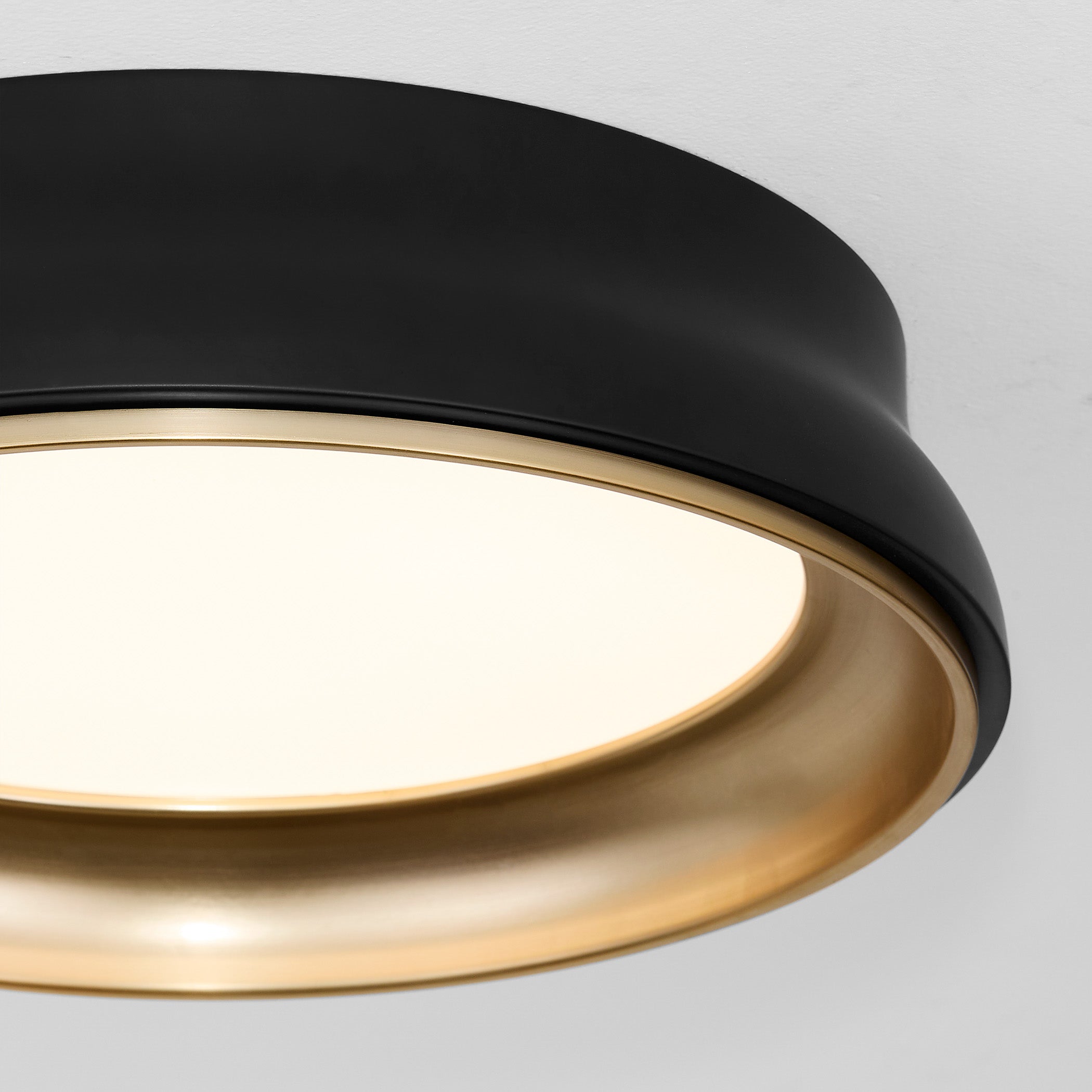 Quorum LEGEND 8-2018-5947 Flush Mount - Matte Black Brushed Brass