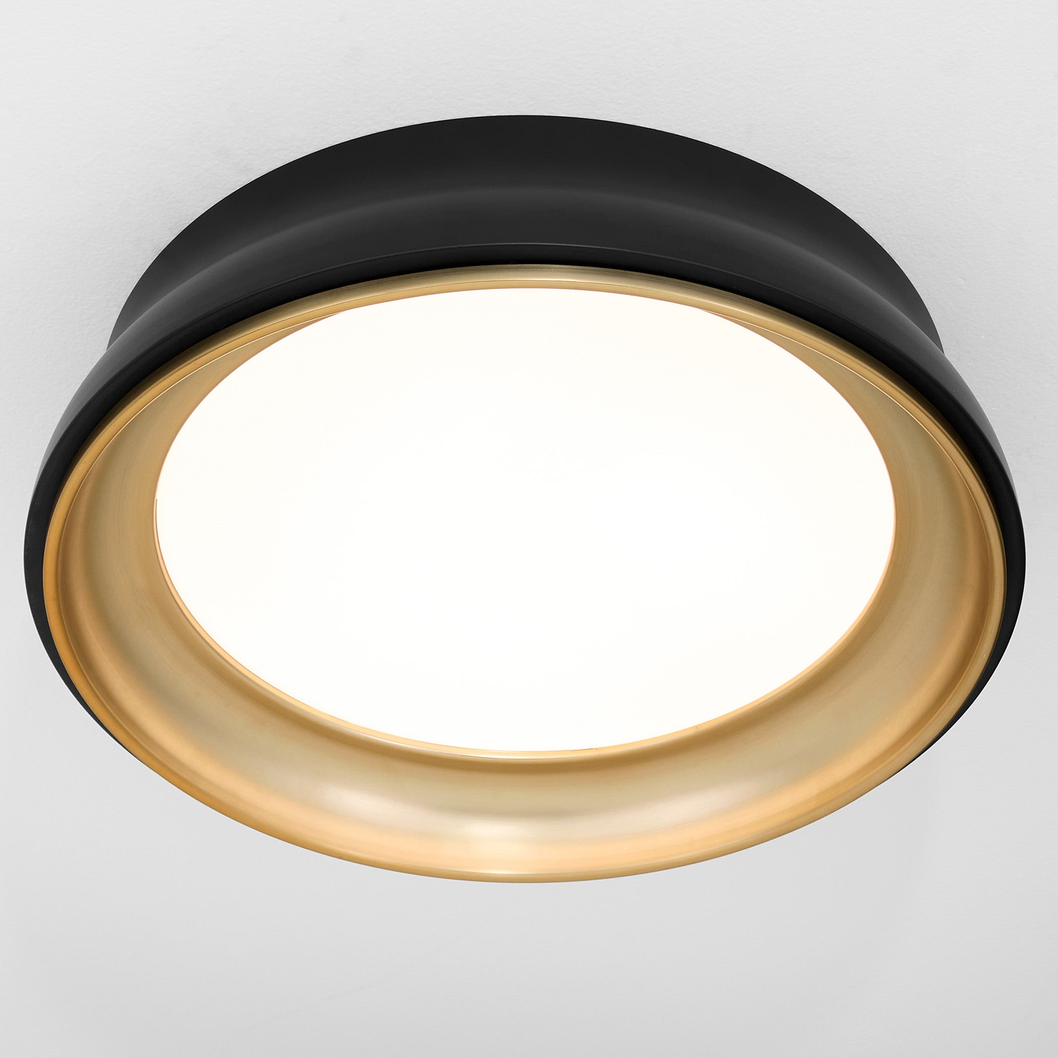 Quorum LEGEND 8-2018-5947 Flush Mount - Matte Black Brushed Brass